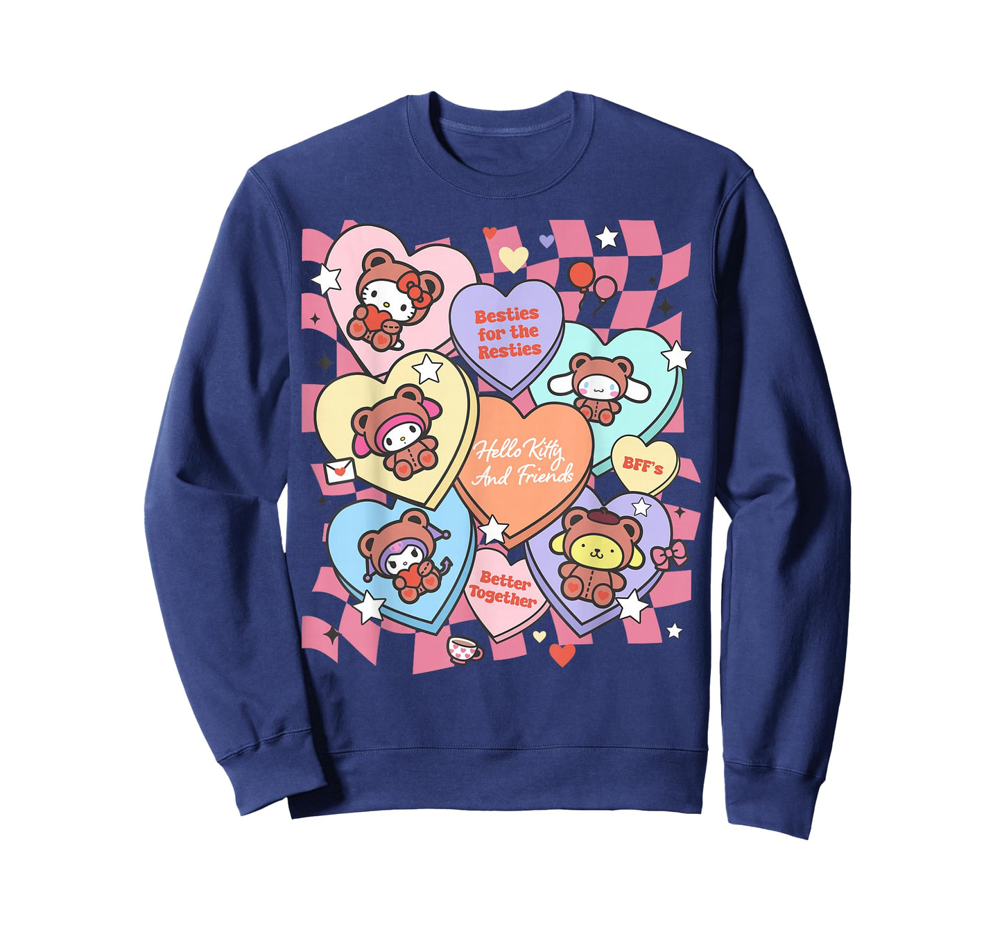 Hello Kitty Valentine's Day Besties for The Resties BFFs T-Shirt