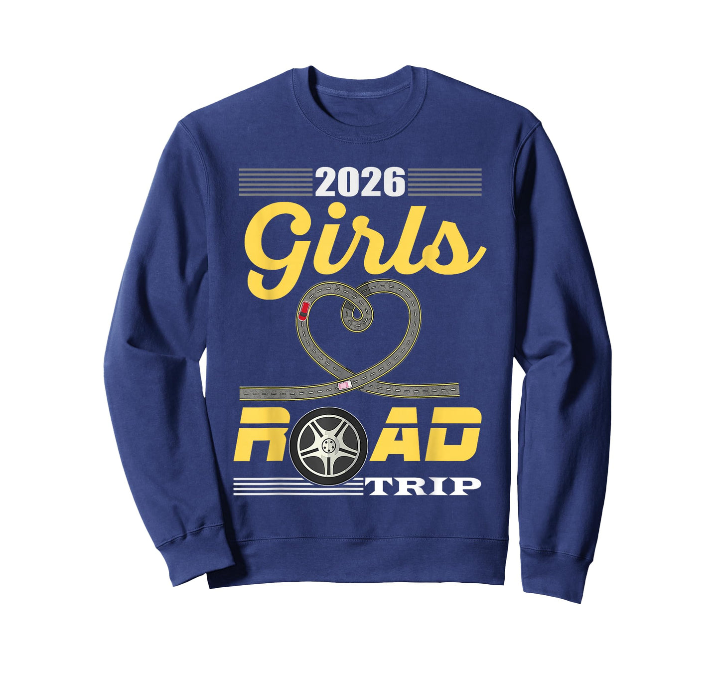 2026 Girls Road Trip Essentials Besties Ladies Teens Women T-Shirt