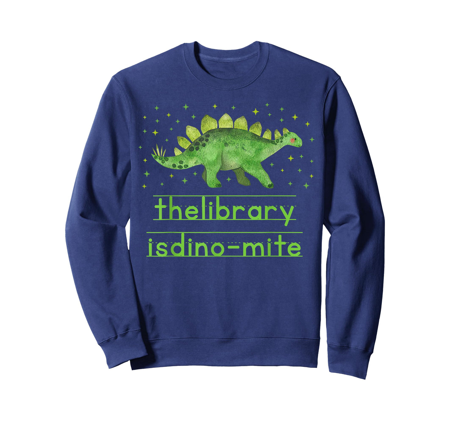 The Library is Dino-mite Dinosaur School Librarian Bookworm T-Shirt