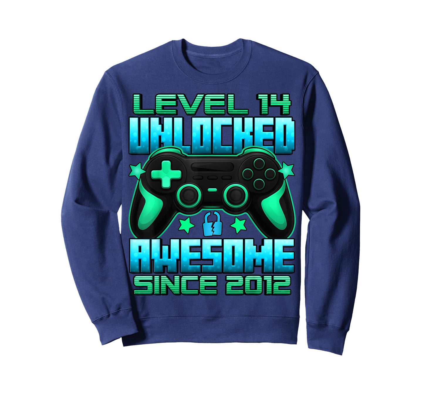 Level 14 Unlocked 14 Year Old Gifts Boys 14th Birthday Boy T-Shirt