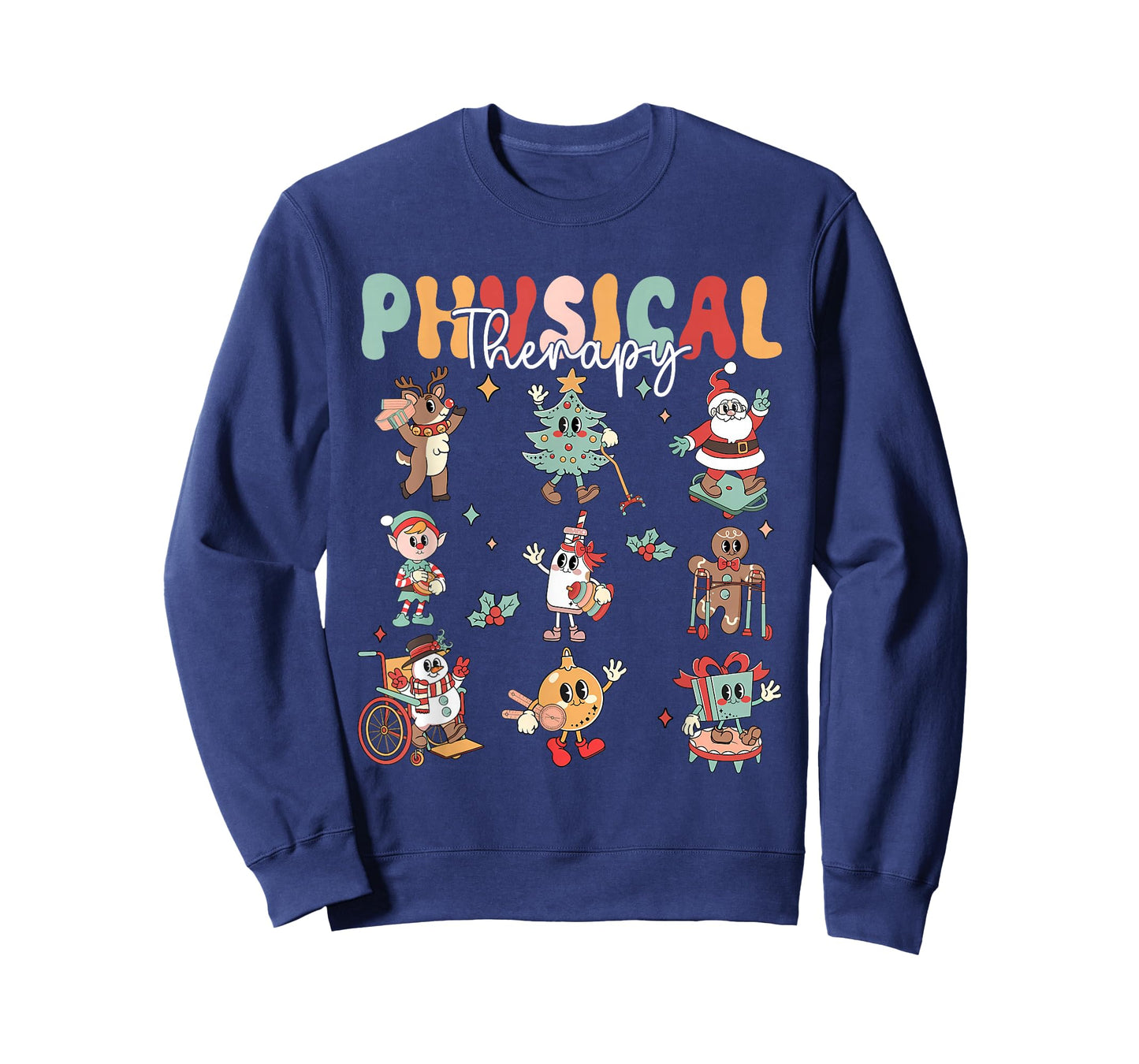 Gingerbread Physical Therapy Pt Physical Therapist Christmas T-Shirt