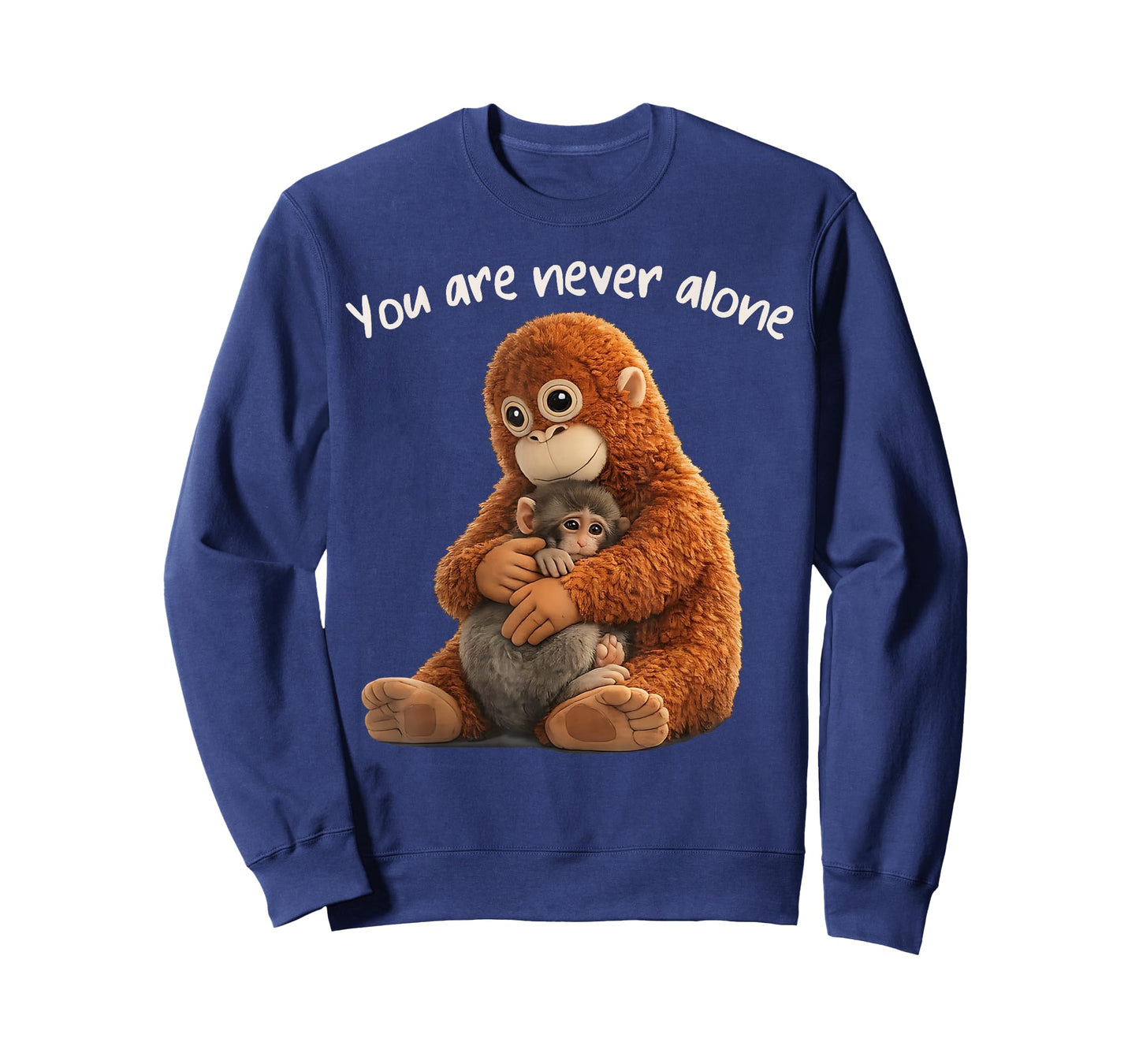 You are Never Alone Punch Monkey Animal Lover T-Shirt