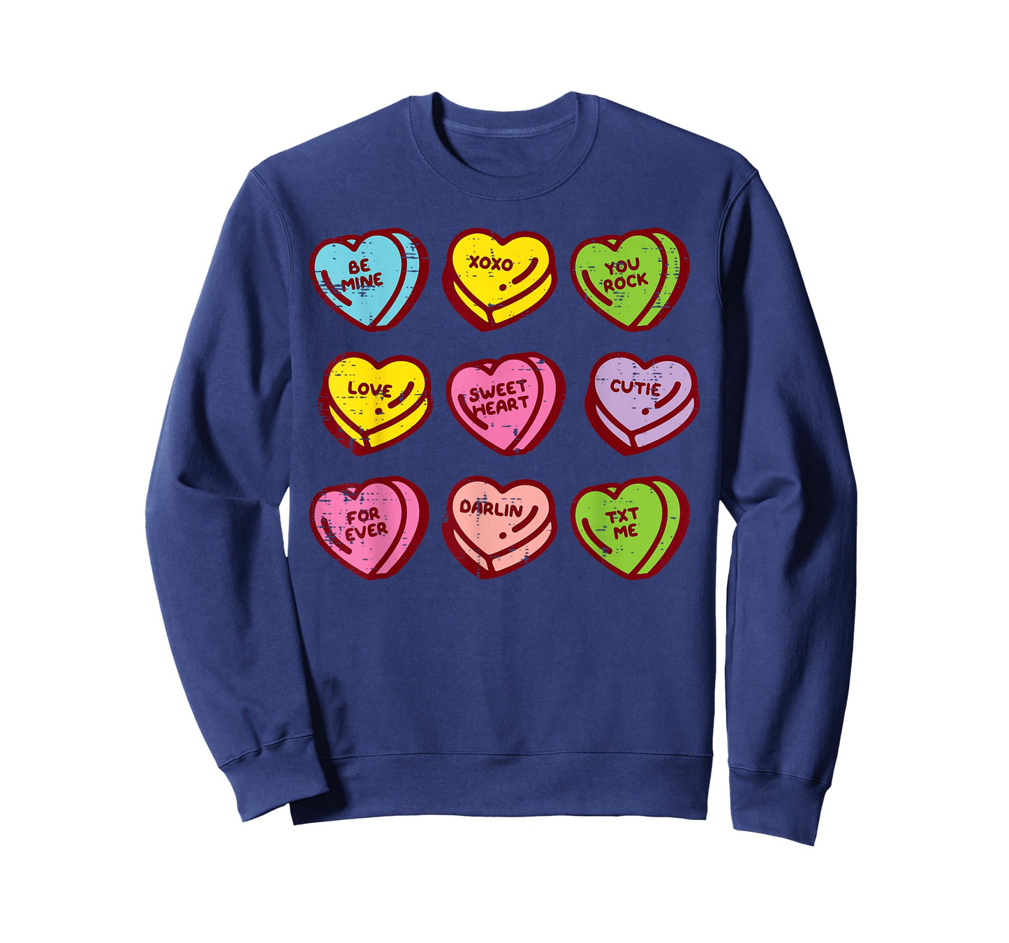 Valentines Day Hearts Candy Be Mine Valentine Women Men Kids T-Shirt