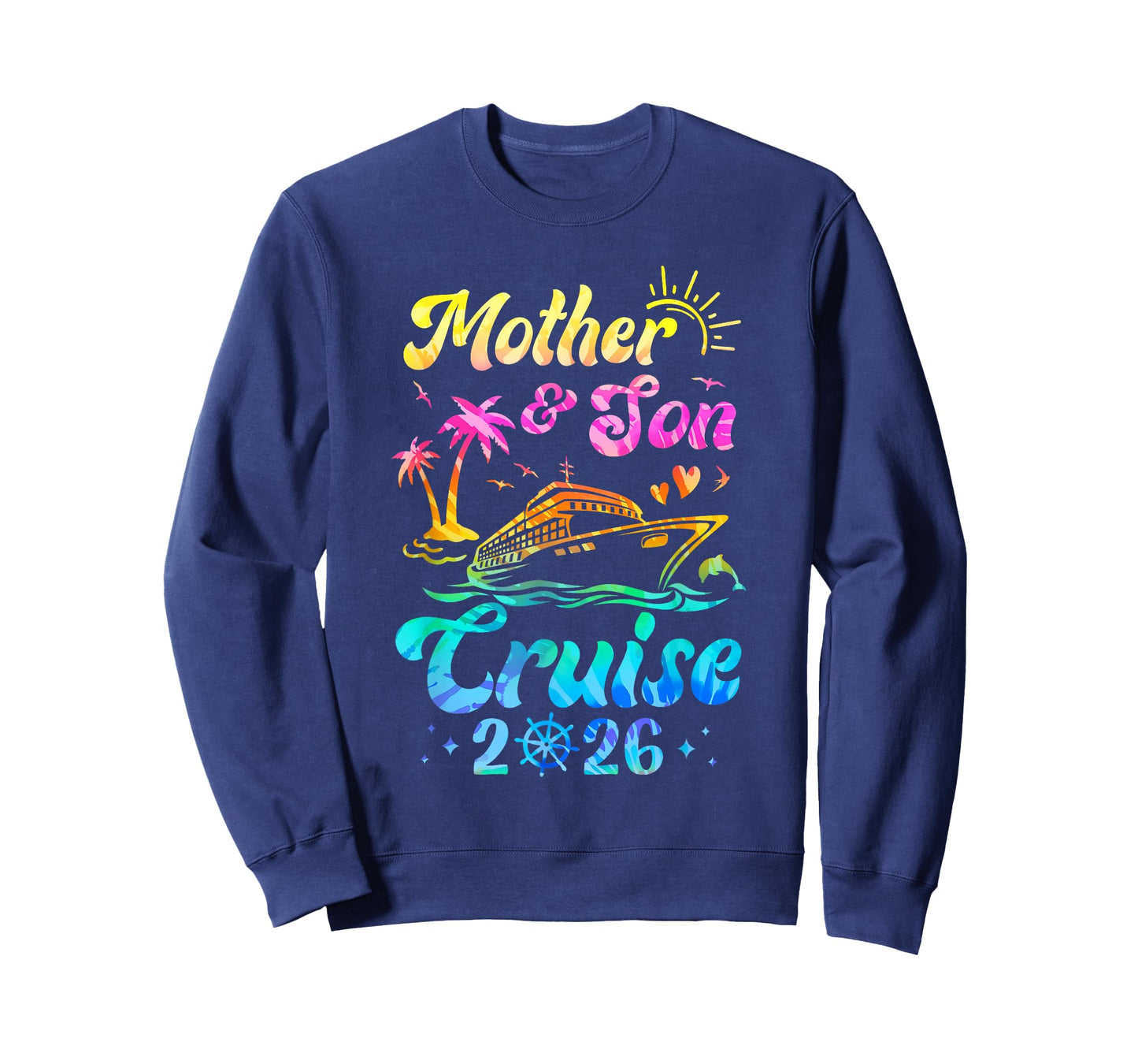 Mother Son Cruise 2026 Family Mom Son Matching Vacation Trip T-Shirt