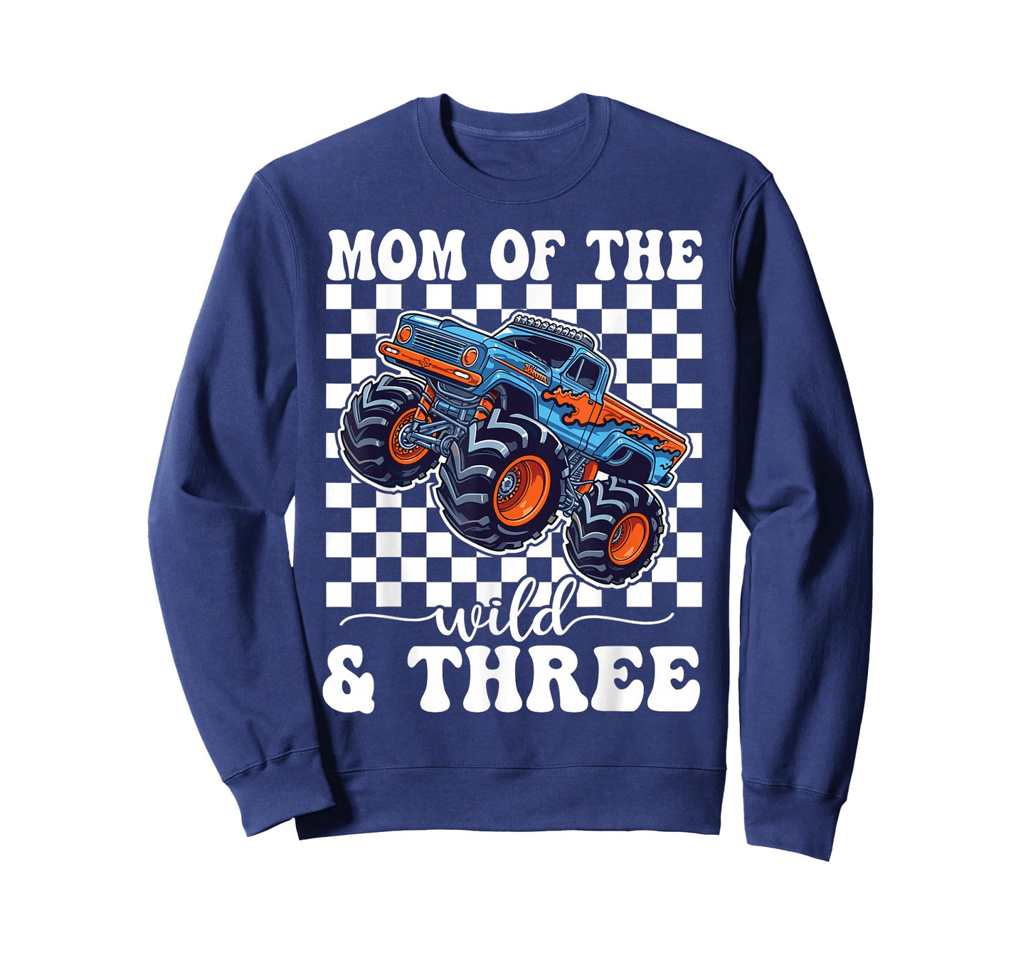 3rd Birthday Monster Truck Young Wild and Three 3 Year Old T-Shirt