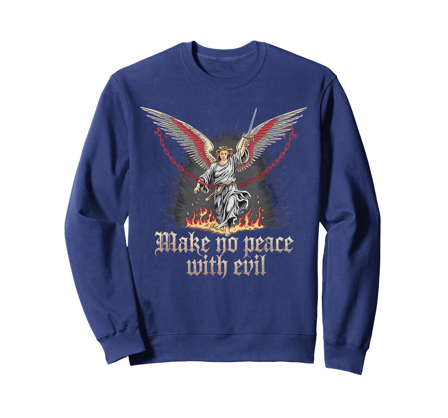 Make No Peace with Evil Tshirt Archangel Michael Jesus God T-Shirt