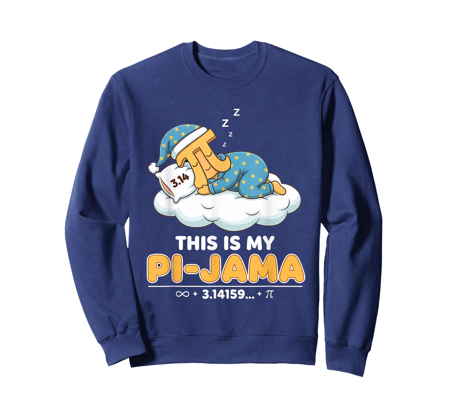 Pi Pajama Math Sleeping Shirt School This is My Pi-Jama T-Shirt