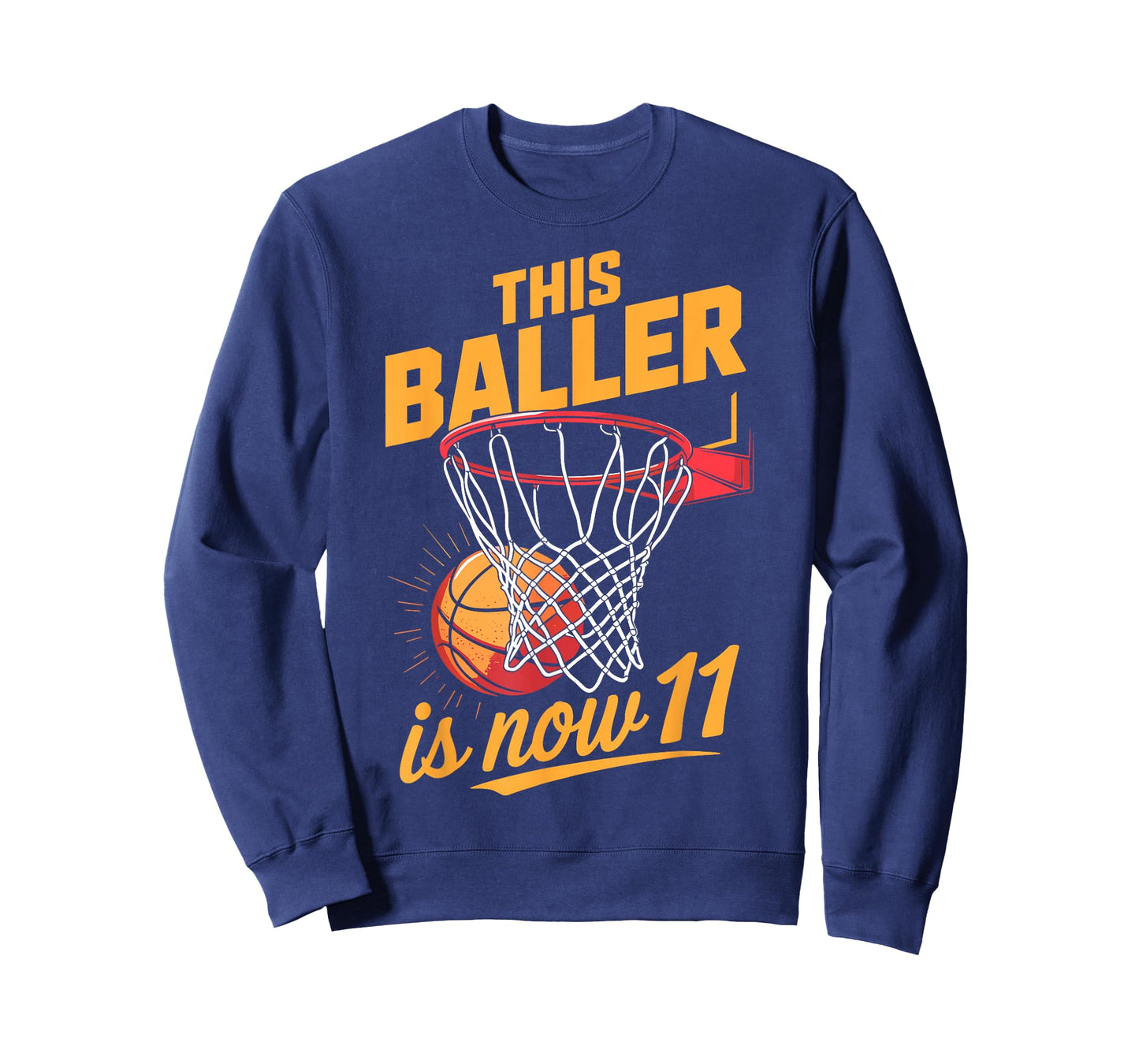 Basketball Fan 11th Birthday Kid This Baller is Now 11 Years T-Shirt