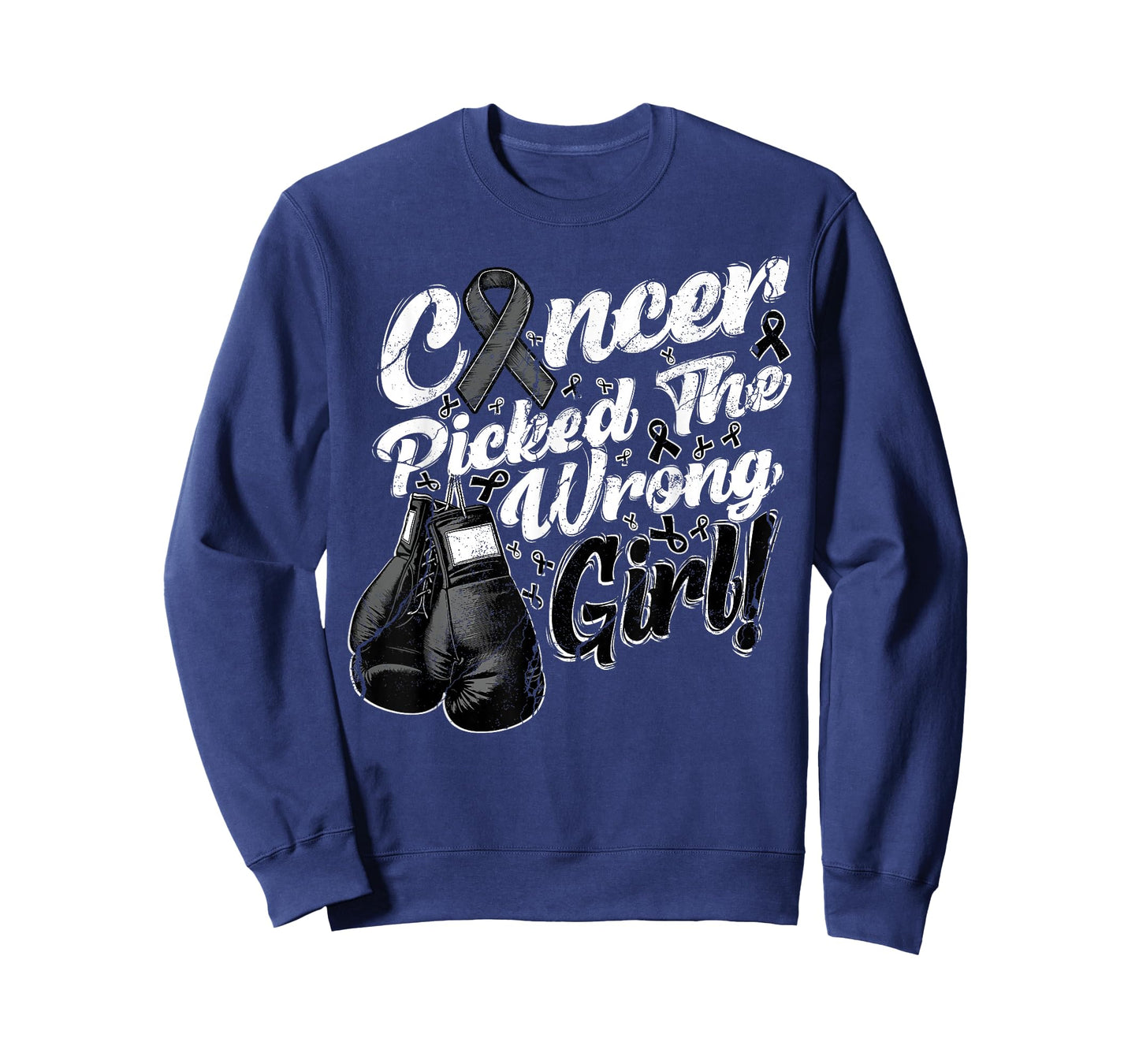 Melanoma Skin Cancer Picked The Wrong Girl Awareness Support T-Shirt