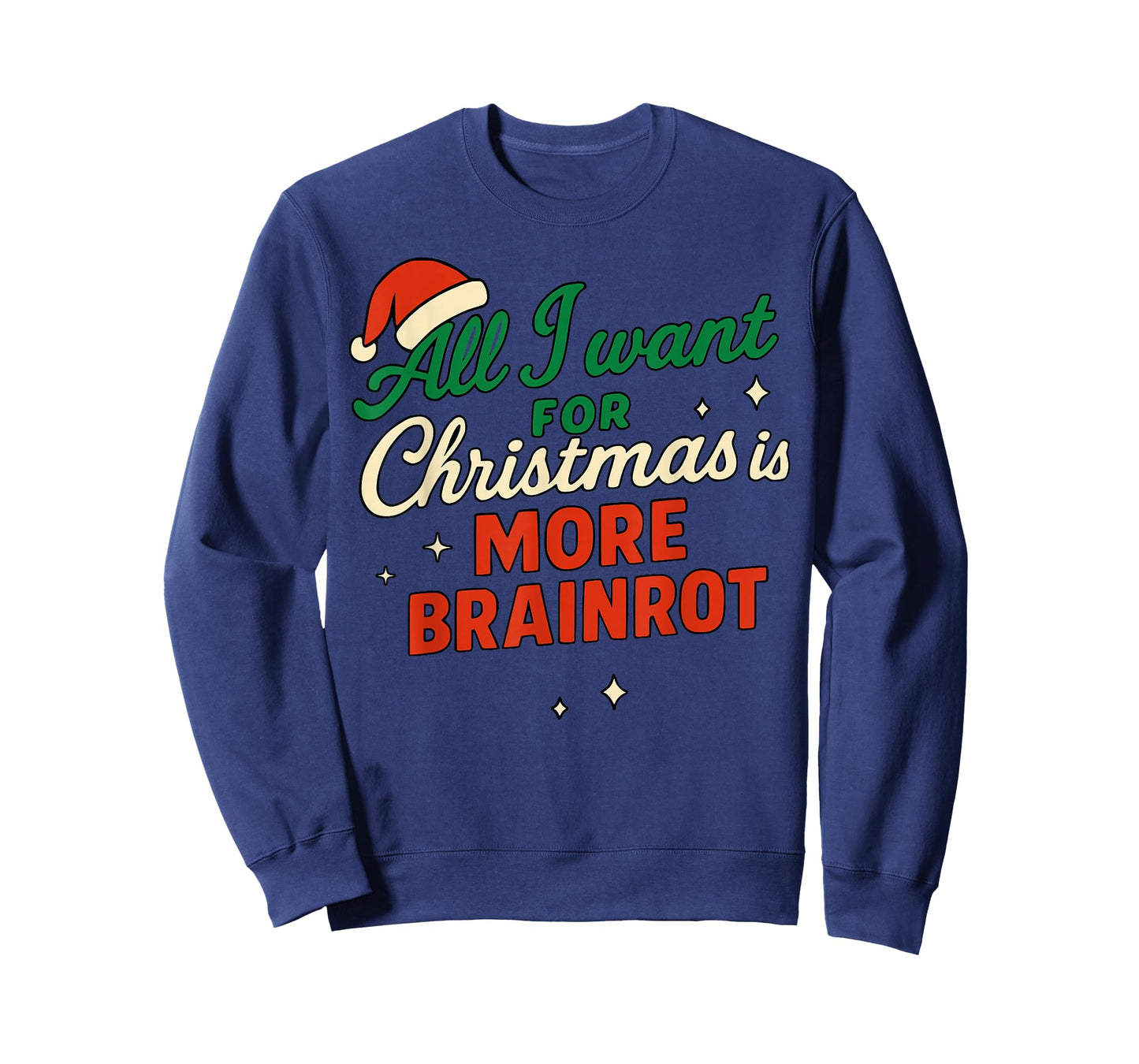 Funny Italian Brainrot Christmas MemeFor Boys Kids X-Mas T-Shirt