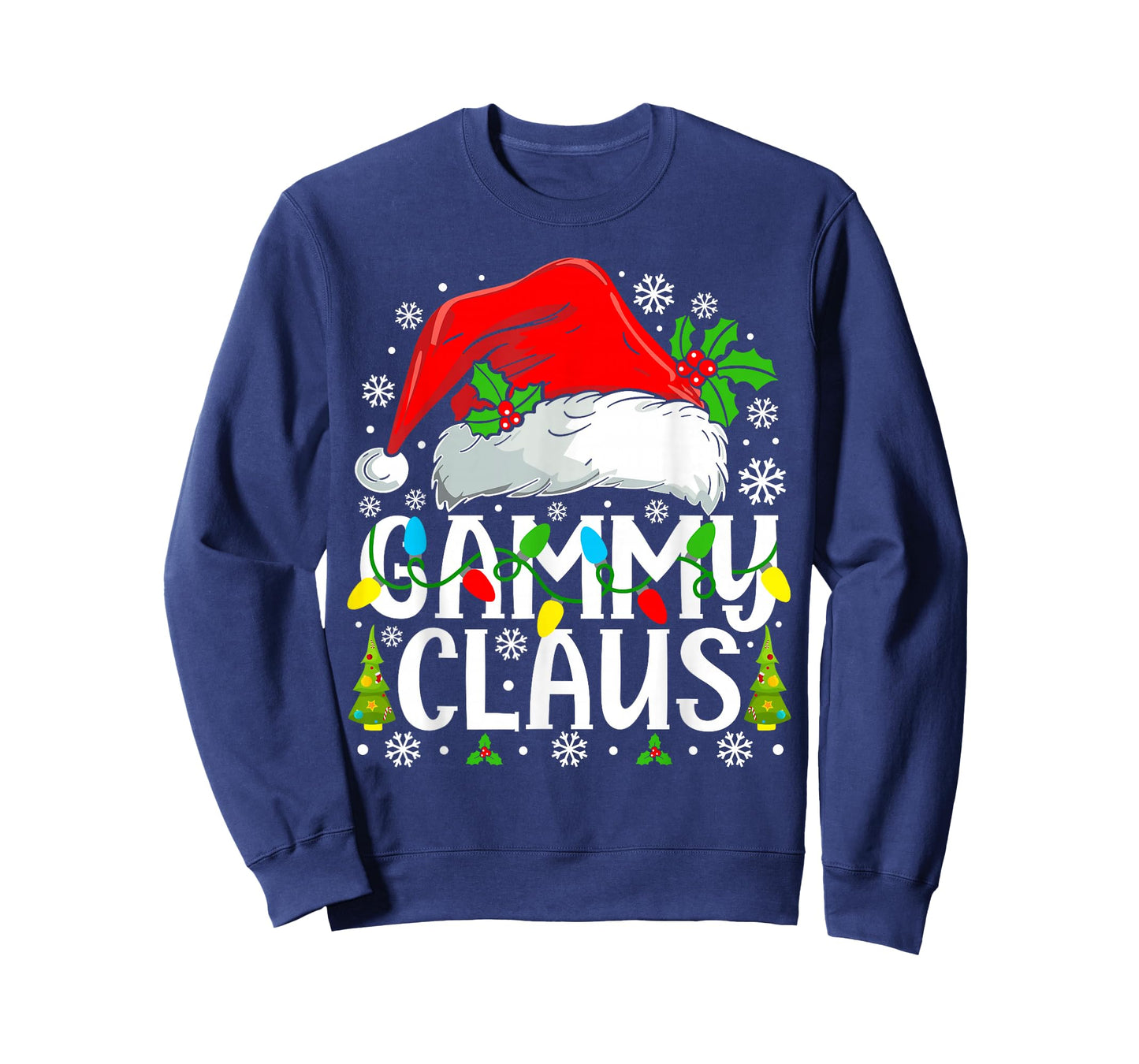 Gammy Claus Funny Christmas Family Matching T-Shirt