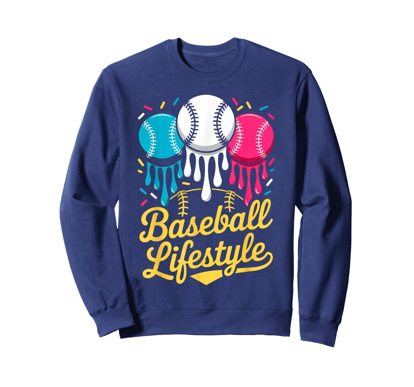 Baseball Lifestyle 101 Apparel Youth Baseball Drip Icecream T-Shirt