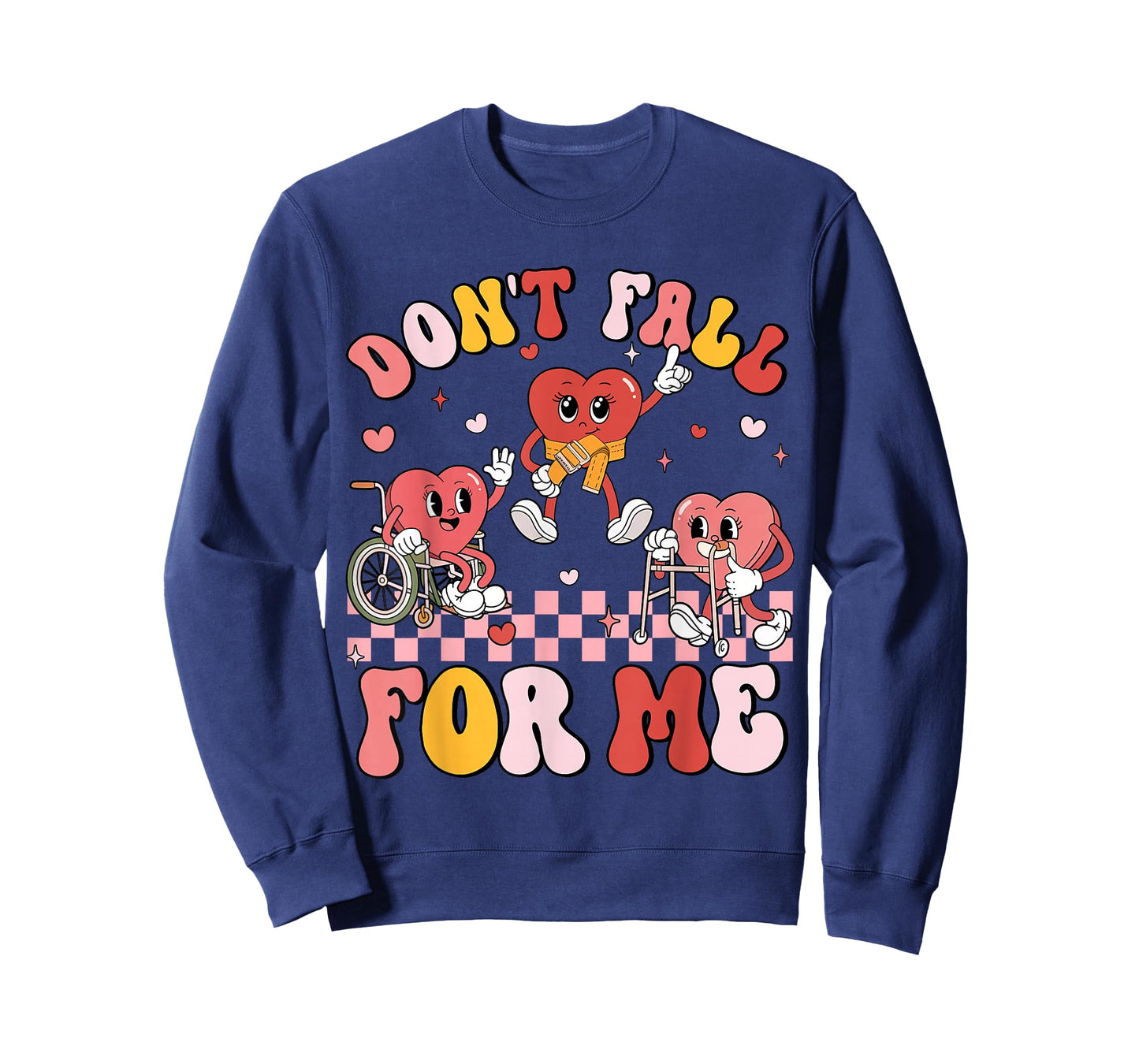 Don't Fall for Me Nurse Valentine's Day Fall Prevention T-Shirt