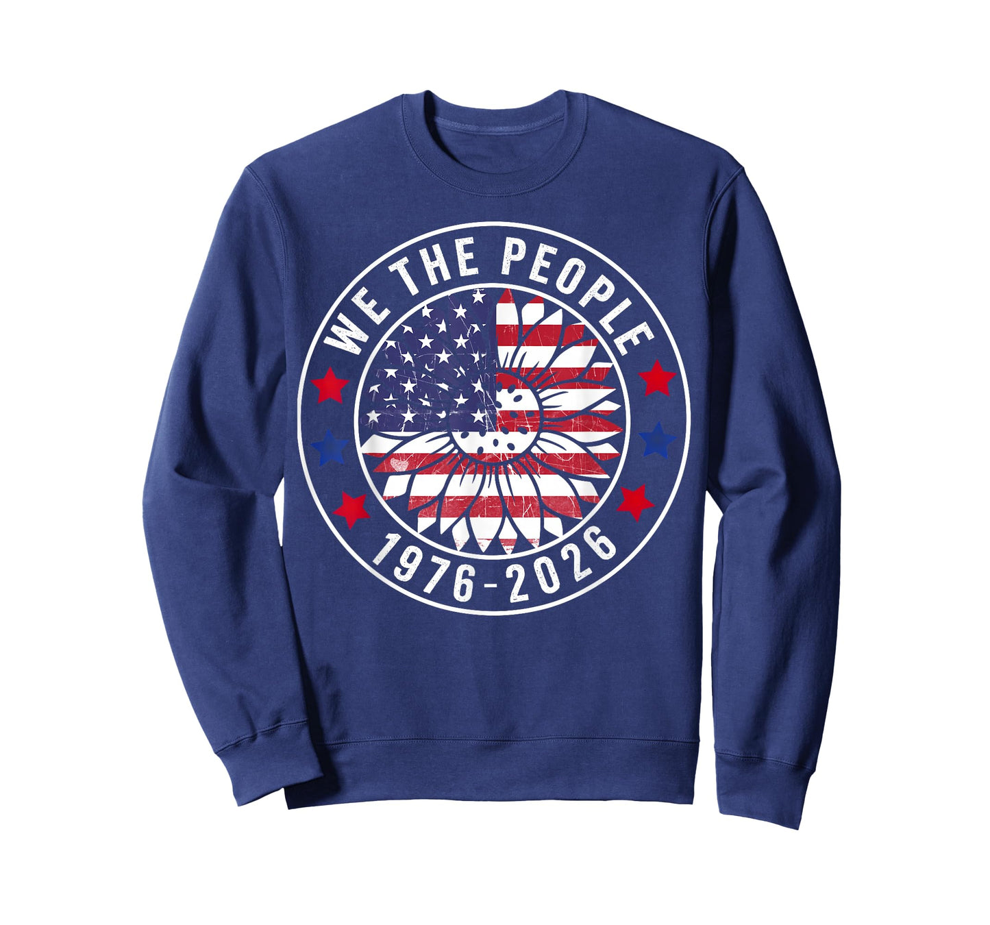 Patriotic Vintage American Flag We The People 1976 USA T-Shirt