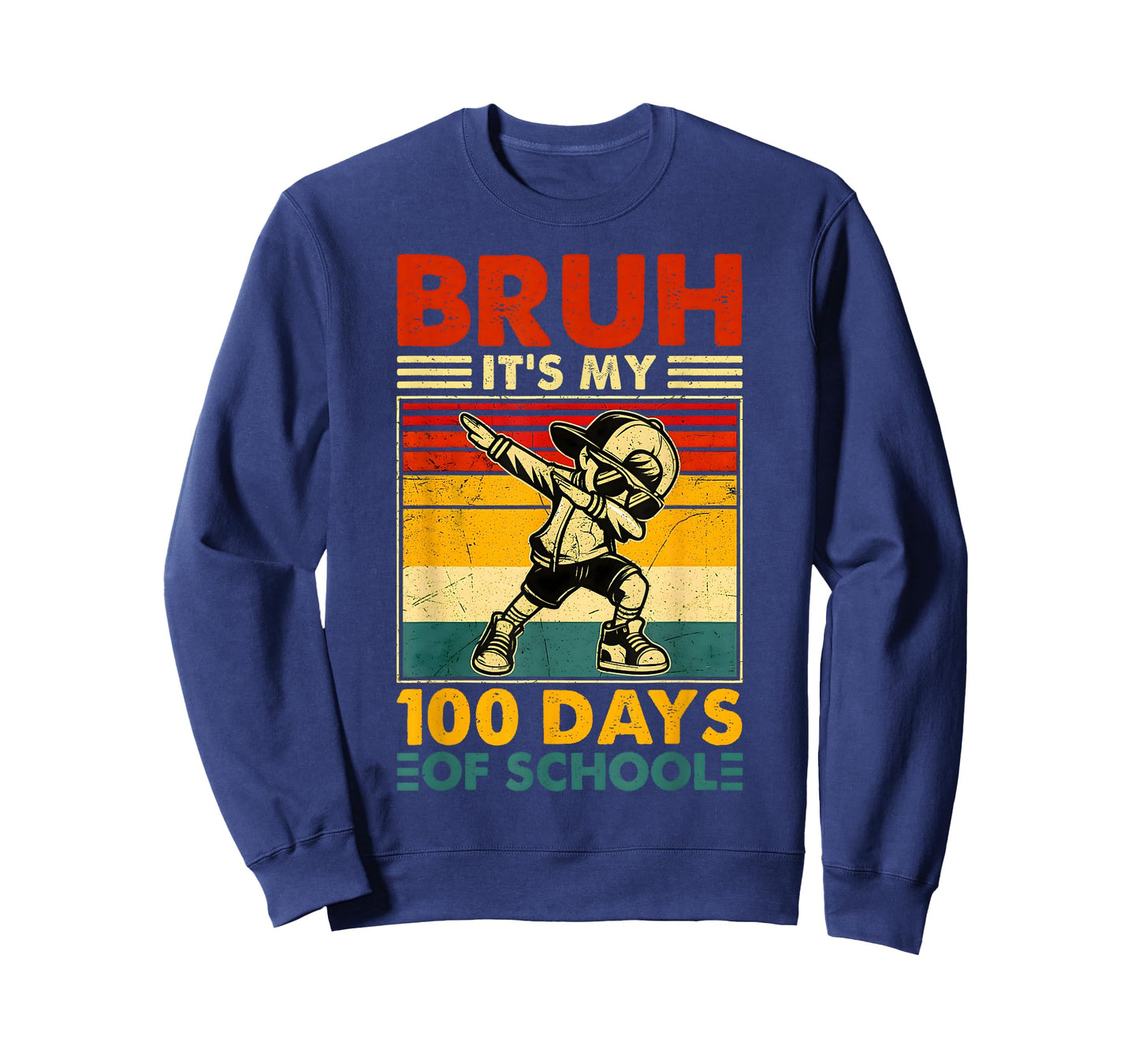 Bruh It's My 100th Day of School Boys | 100 Days of School T-Shirt