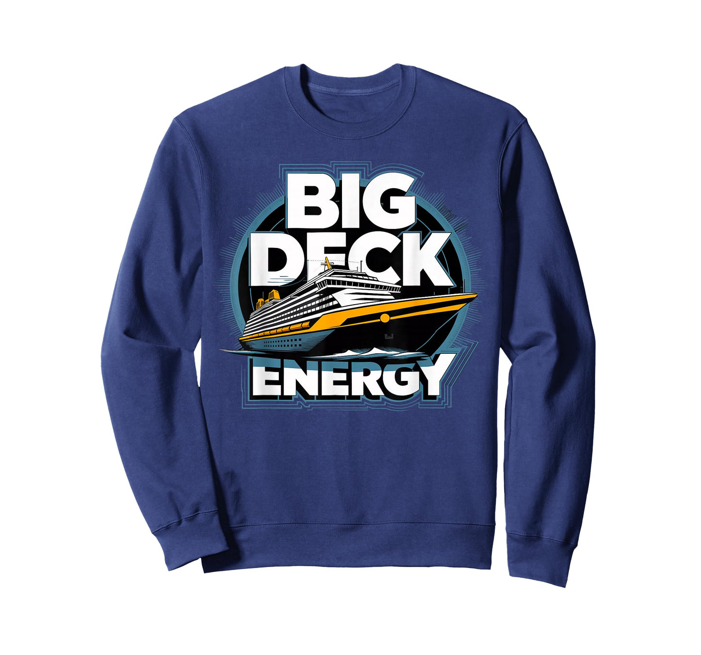 Big Deck Energy Cruise Ship Vacation T-Shirt