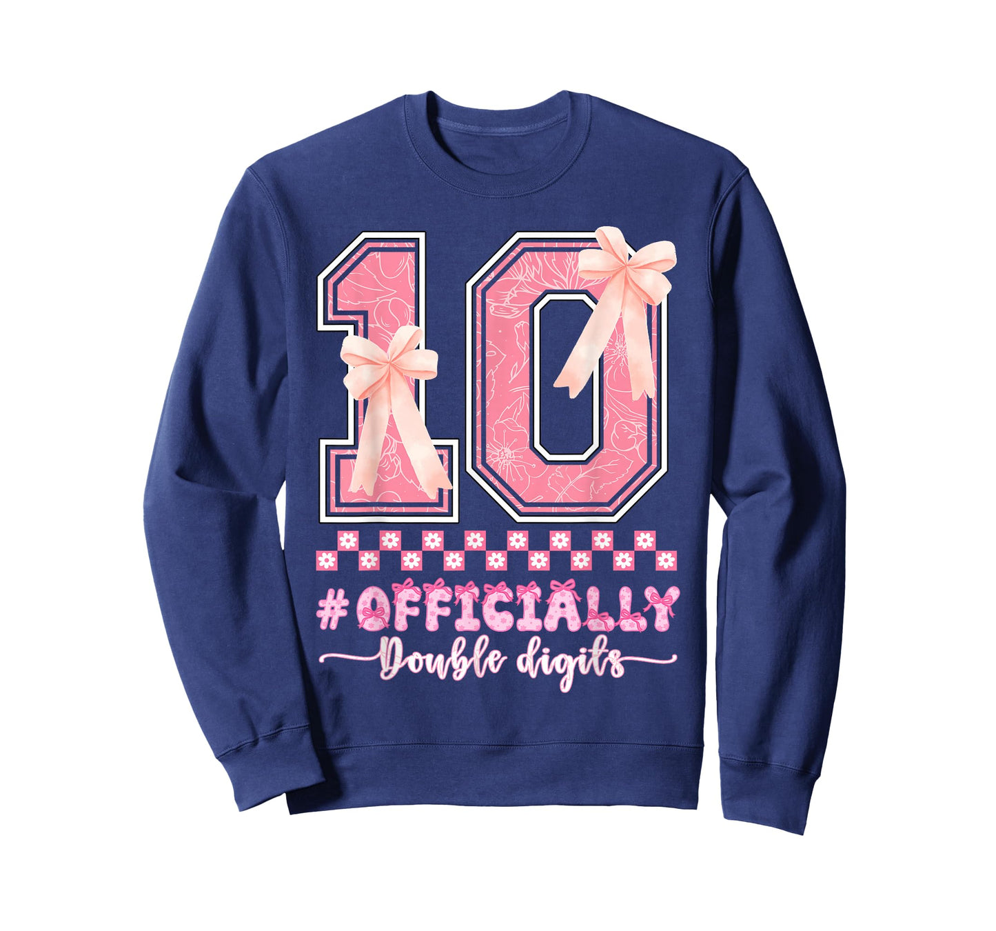 10th Birthday Girl Officially Double Digits Birthday Girl T-Shirt