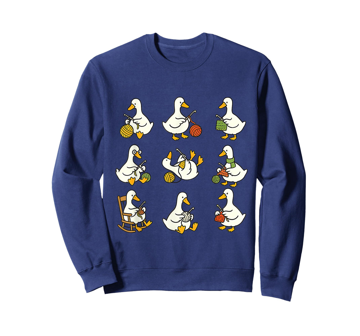 Cute Goose Crocheting Funny Yarn Lover Animal Crochet Craft T-Shirt