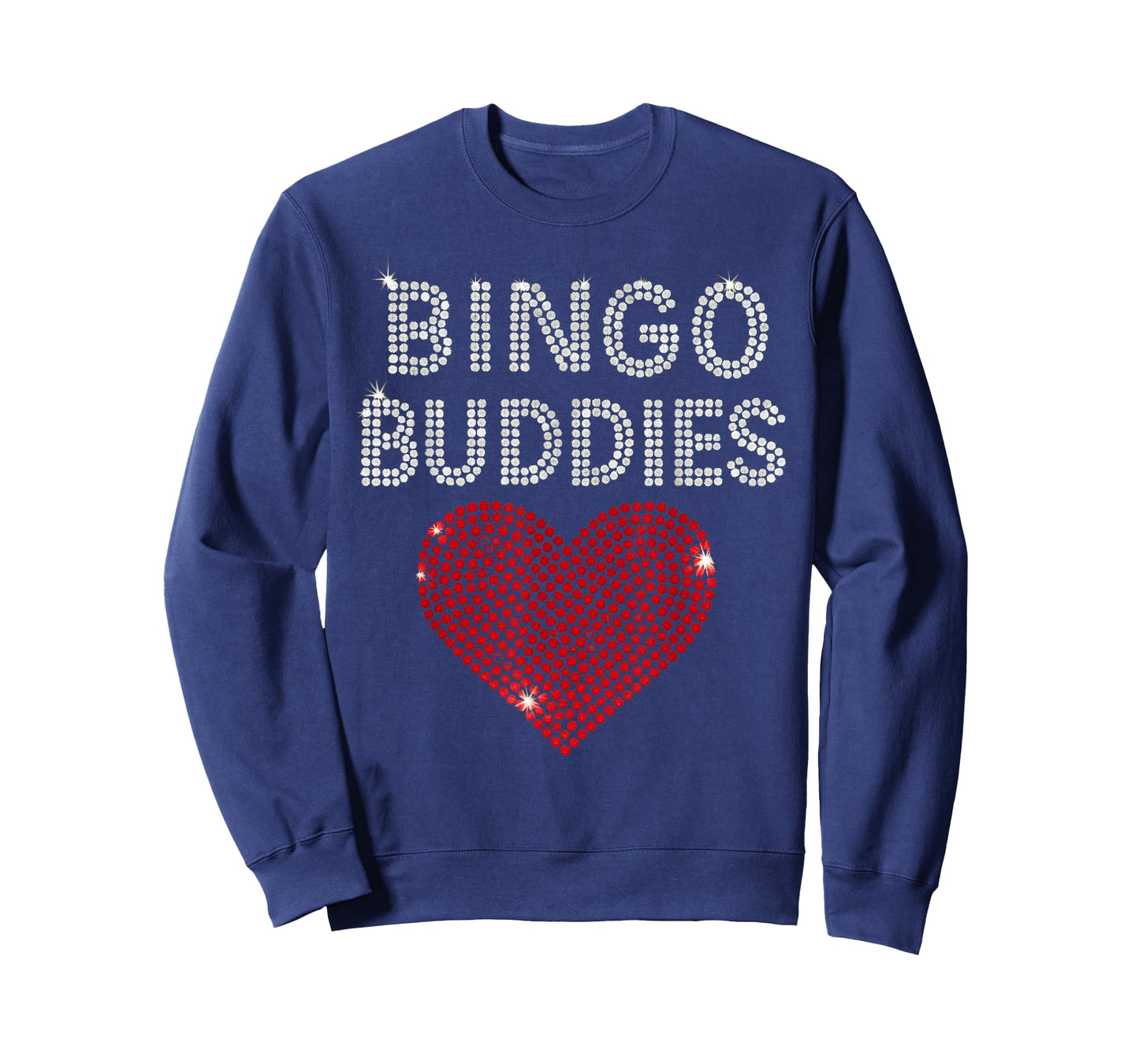 Bingo Buddies Bingo Lover Cute Heart Funny Game Women Girls T-Shirt