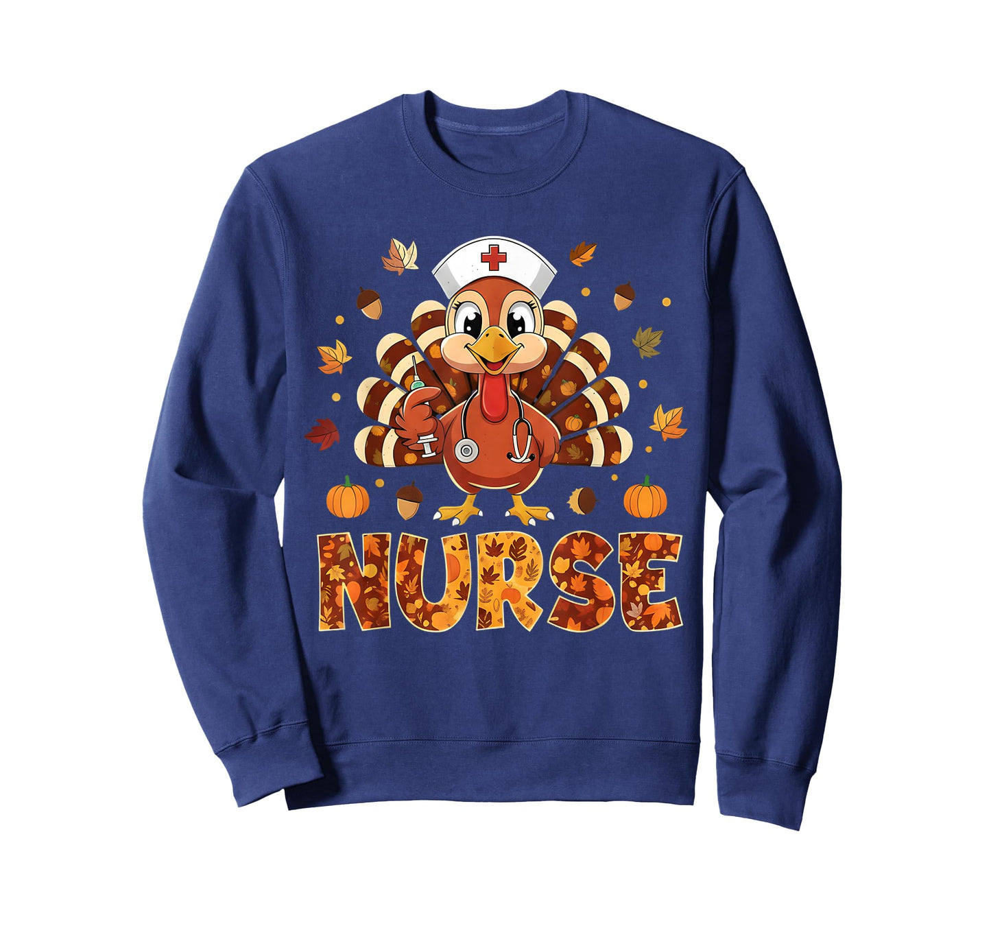 Thankful for My Patients Nurse Turkey Thanksgiving Women T-Shirt