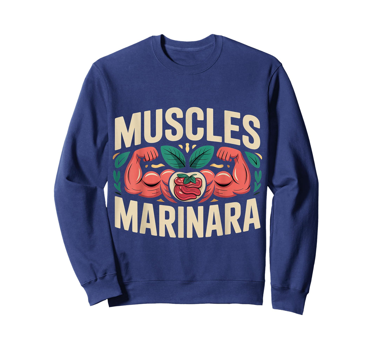 Muscles Marinara Bodybuilder Gym Exercise Puns - T-Shirt