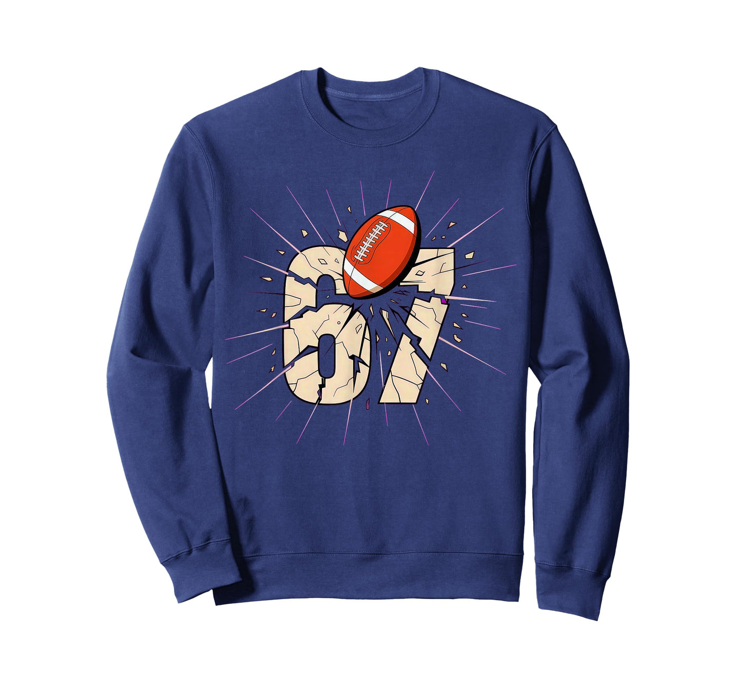 67 Football Six Seven 6 7 Meme 6-7 T-Shirt