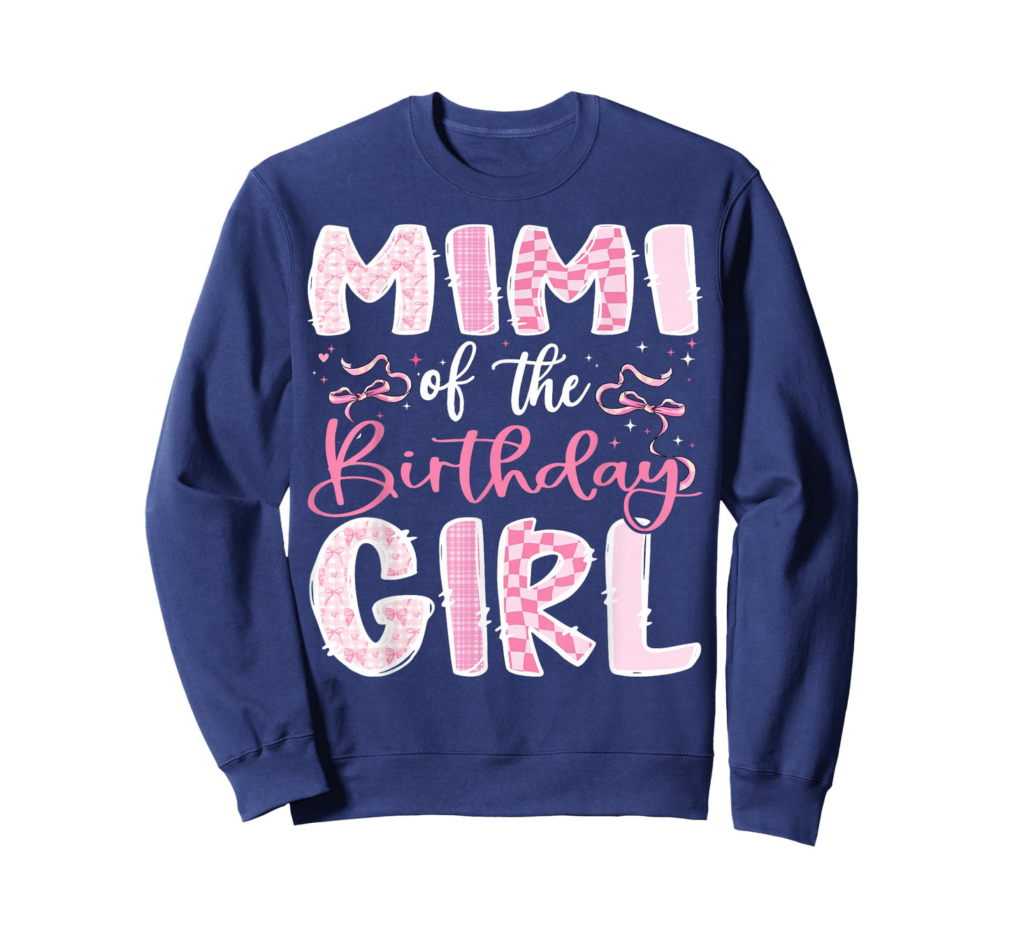 Mimi of The Birthday Girl Pink Coquette Bow Family T-Shirt