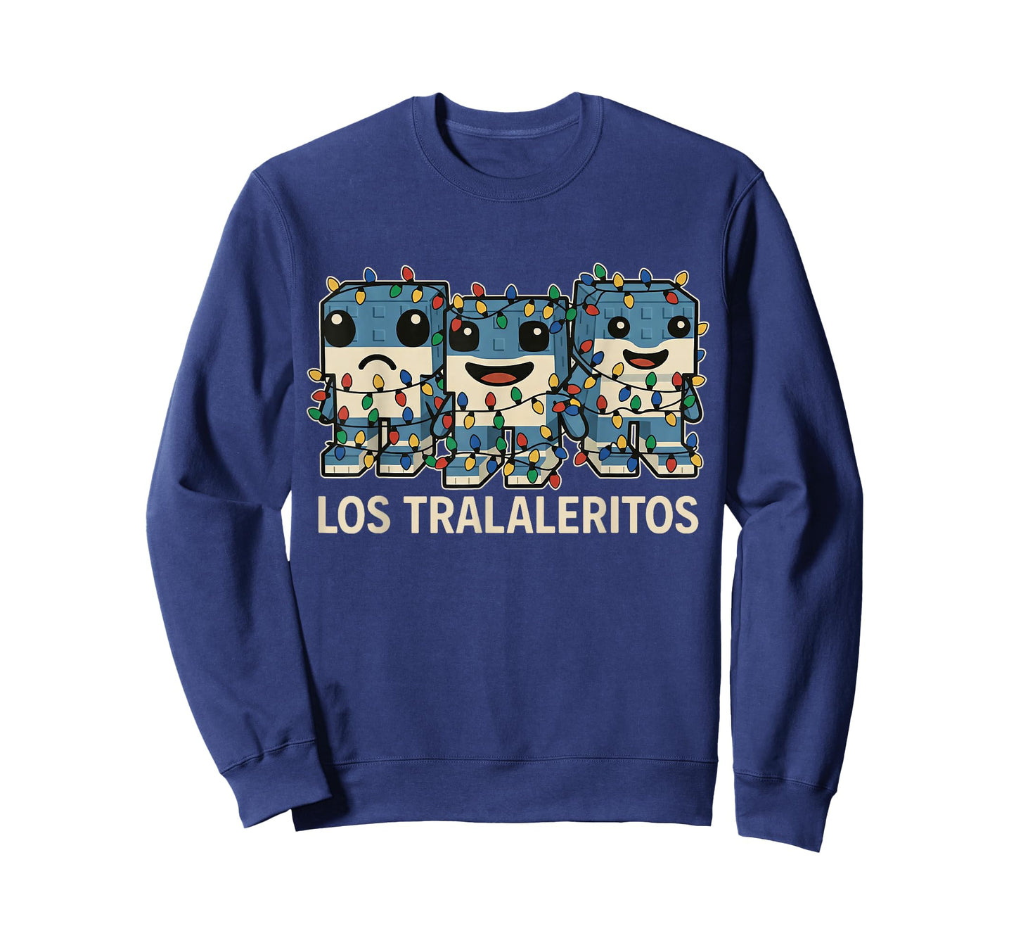 Los Tralaleritos Christmas Lights - Funny Brainrot Kids Meme T-Shirt