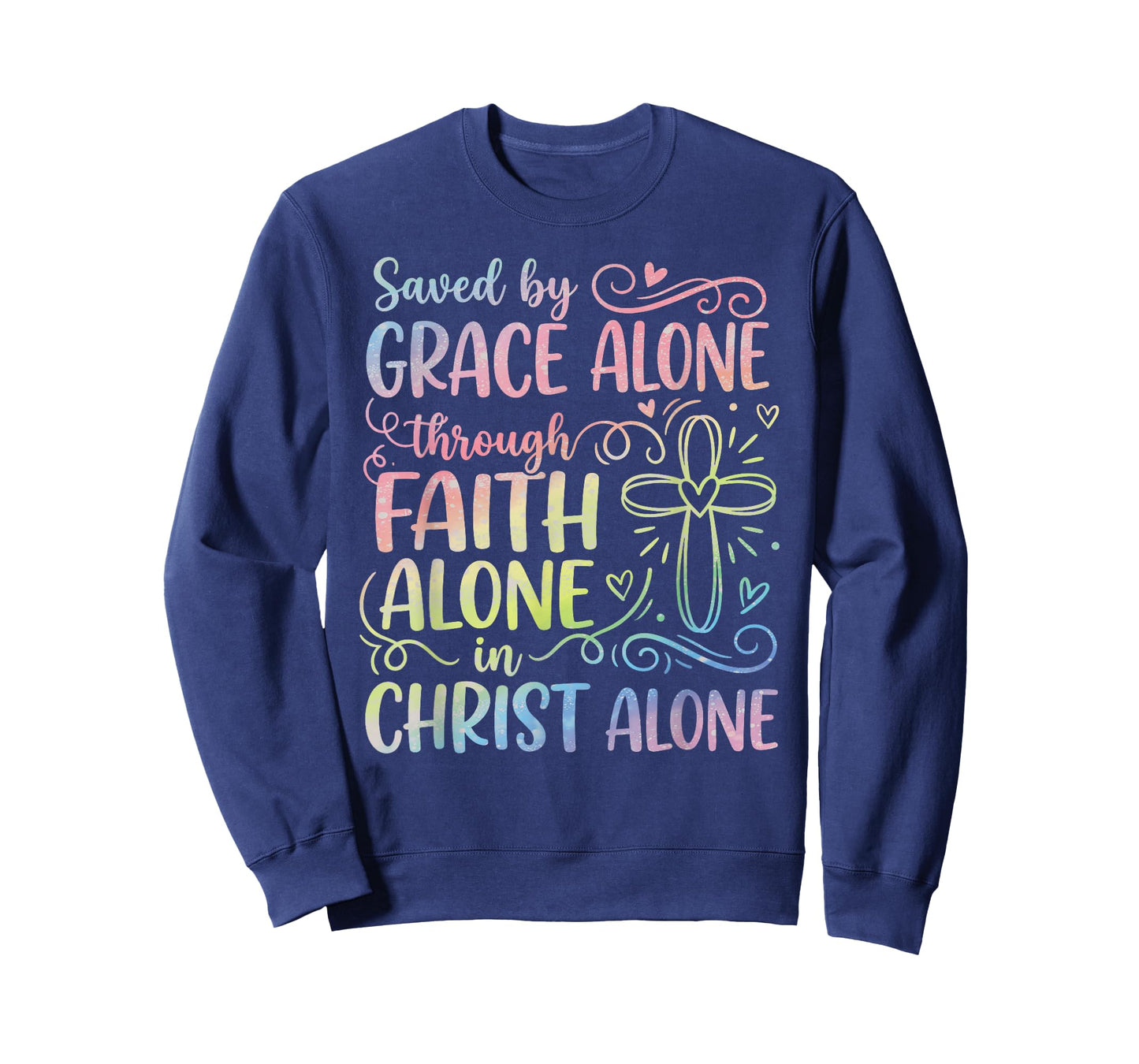 Saved by Grace Alone Solas for Christian Women T-Shirt