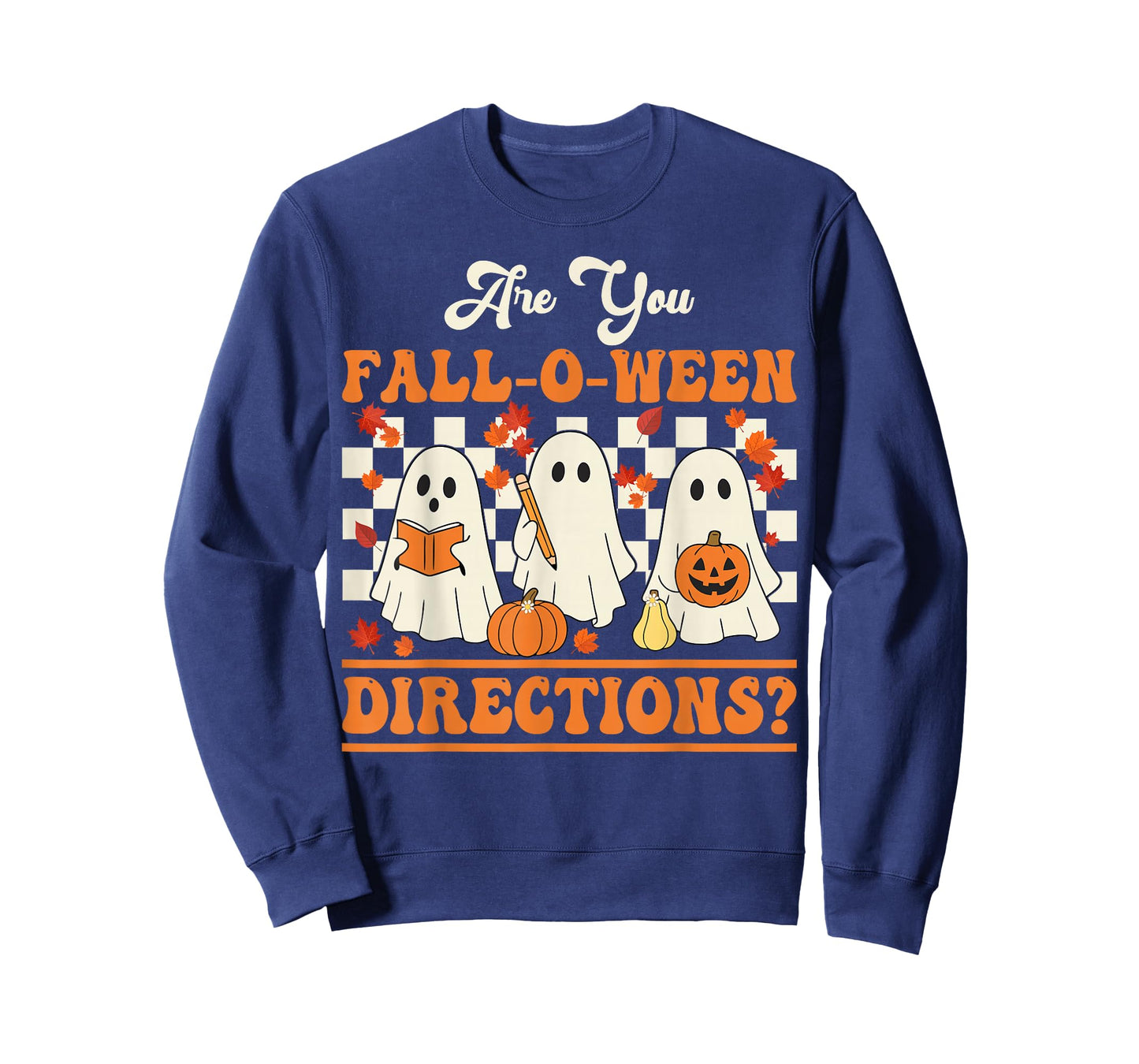 are You Fall O Ween Directions Halloween Teacher Ghosts T-Shirt
