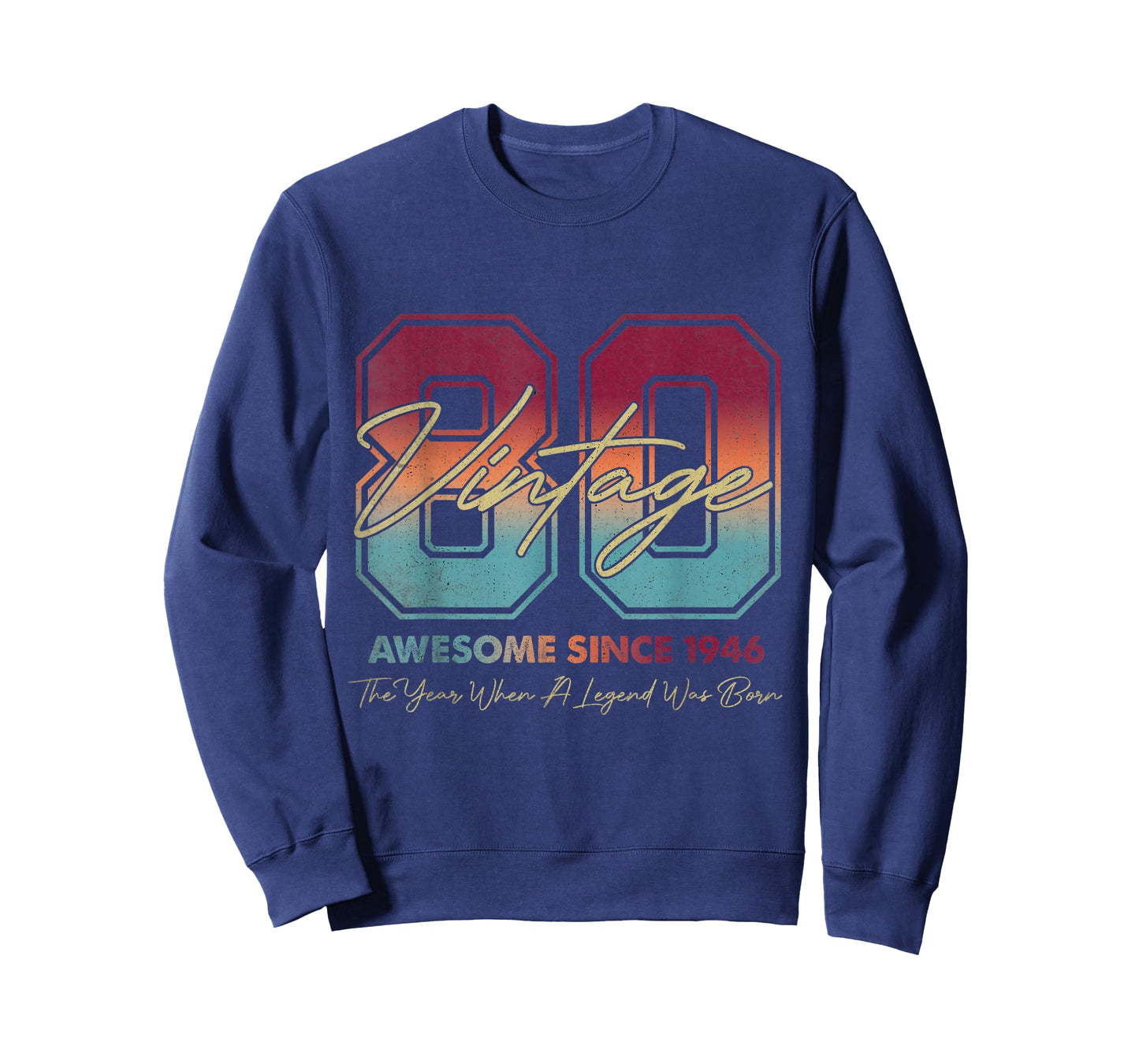 Vintage 80th Birthday Since 1946 Limited Edition 80 Year Old T-Shirt