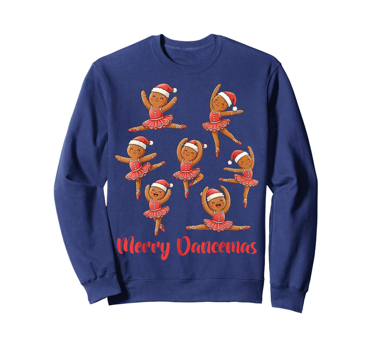 Merry Dancemas Ballet Dancer Gingerbread Teacher Christmas T-Shirt