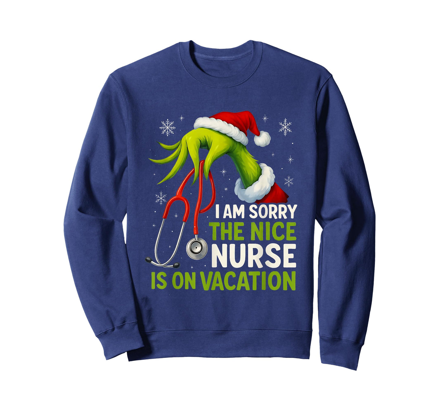 Funny Christmas I Am Sorry The Niche Nurse Medical Santa Hat T-Shirt