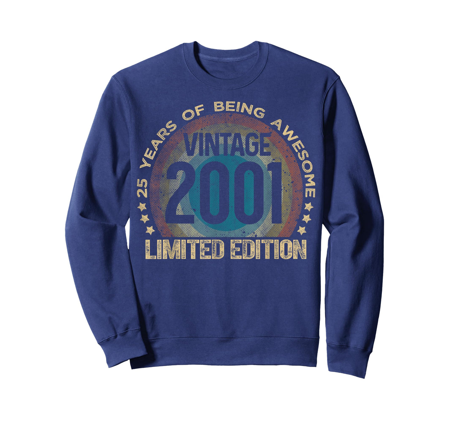 25 Year Old Gifts Vintage 2001 Limited Edition 25th Birthday T-Shirt