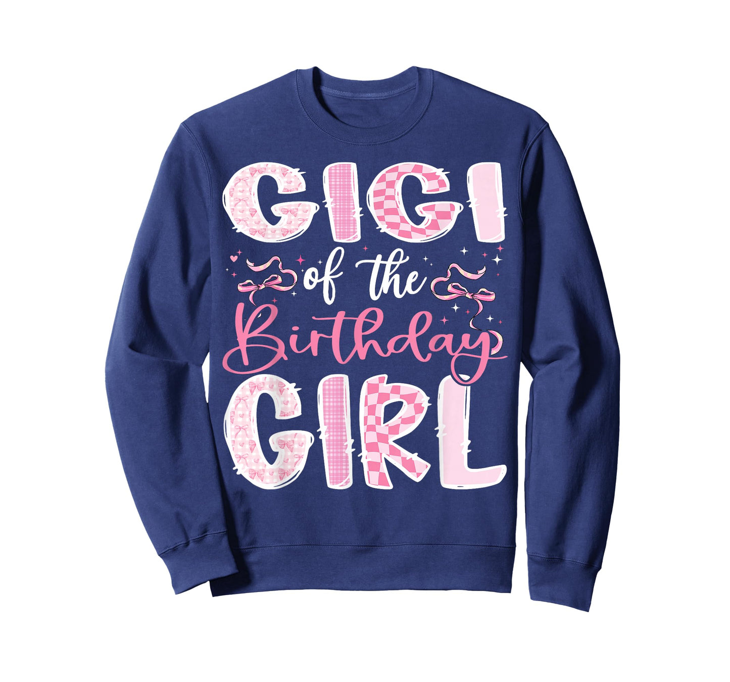 Gigi of The Birthday Girl Pink Coquette Bow Family T-Shirt