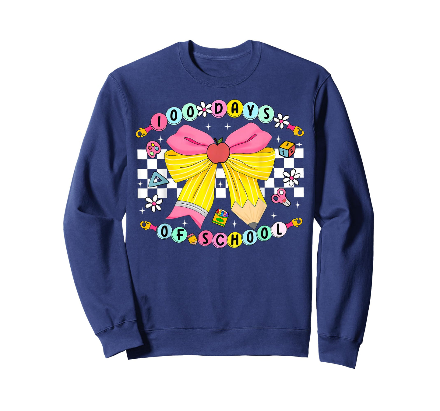 Bracelets 100 Days of School Student Teacher Coquette Bow T-Shirt