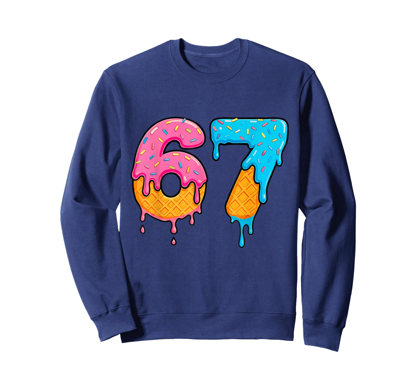 Mason 67 Ice Cream Drip Meme Six Seven T-Shirt