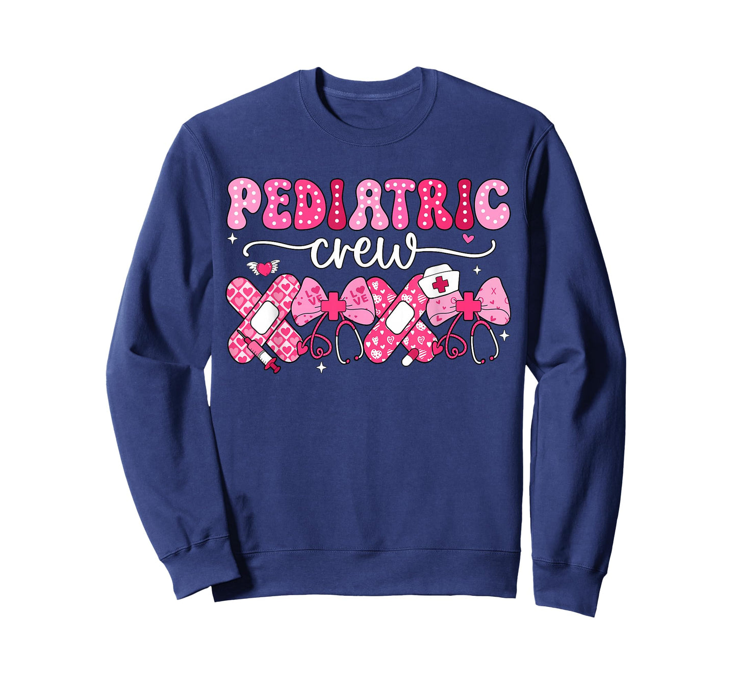Pediatric Valentines Nurse Crew PEDS Nurse Valentines Day T-Shirt