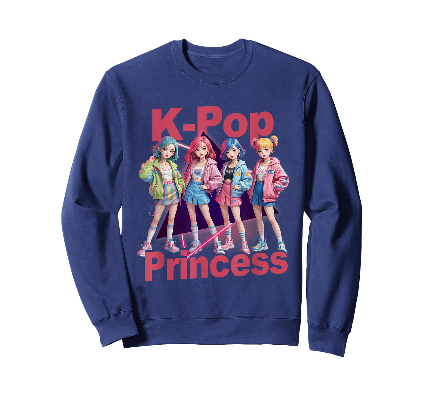 K-Pop Princess Korean Pop Music Idol Group Concert Band Girl T-Shirt