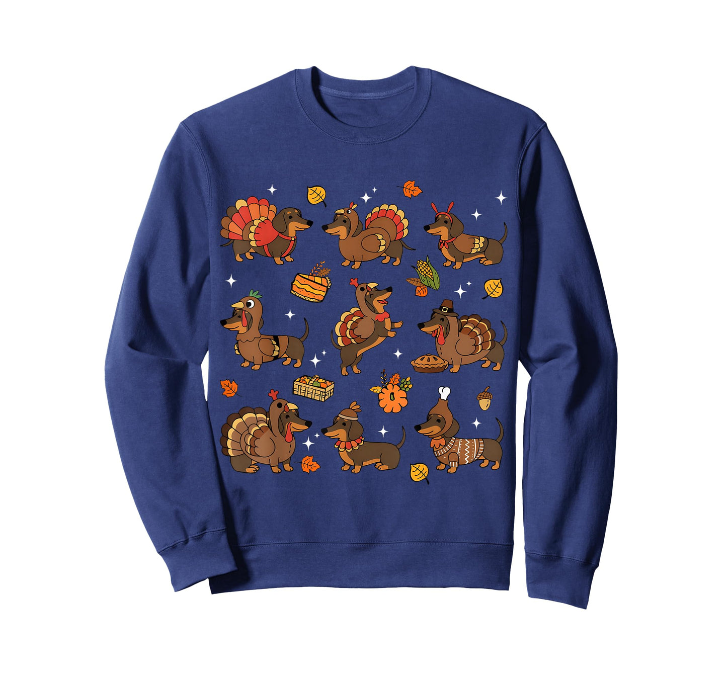 Thanksgiving Dachshund Weiner Dog Cute Pumpkin Pie Weenie T-Shirt