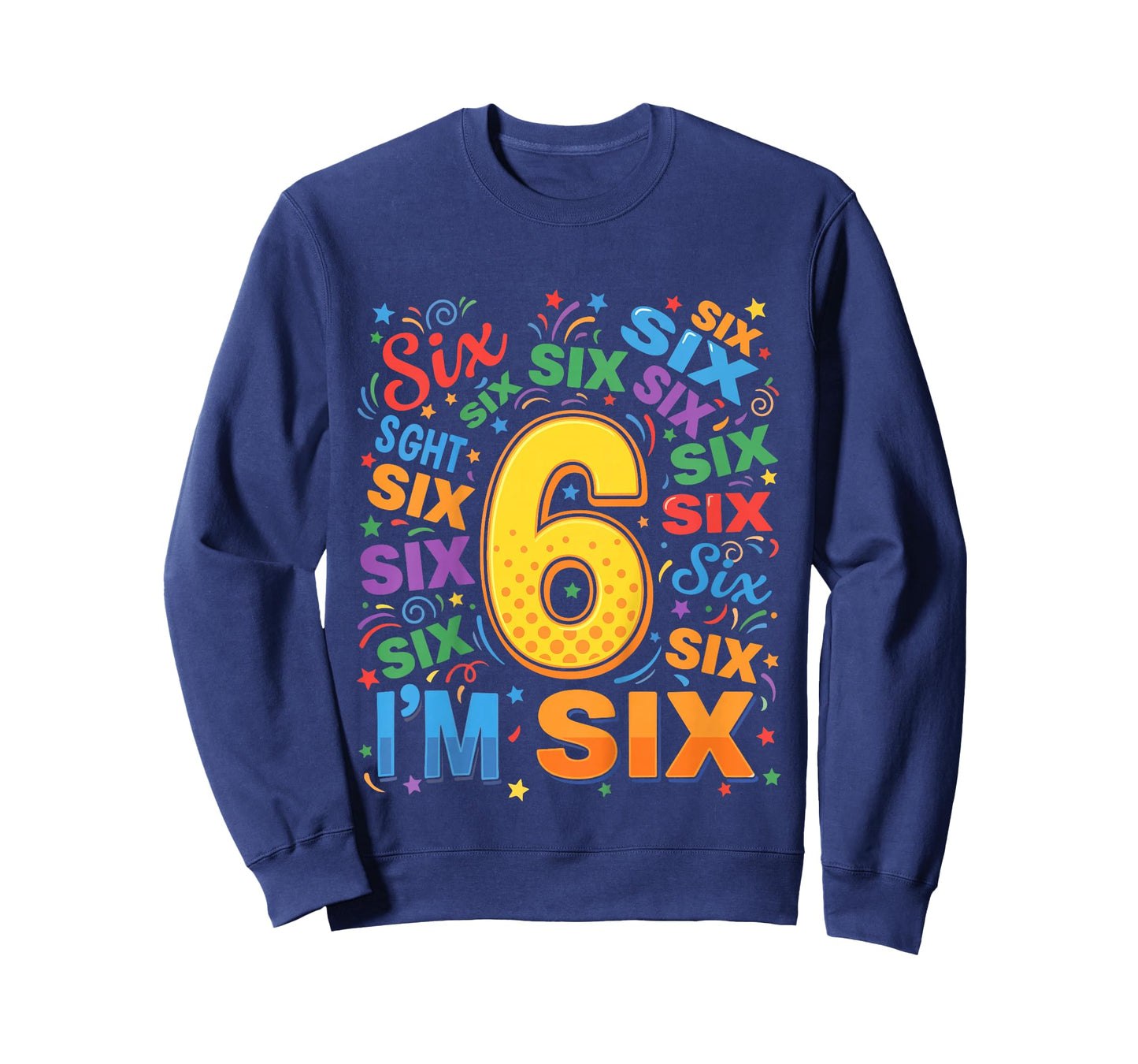 Kids 6th Birthday Shirt Boy 6yr Six 6 Year Old Girls Kids T-Shirt