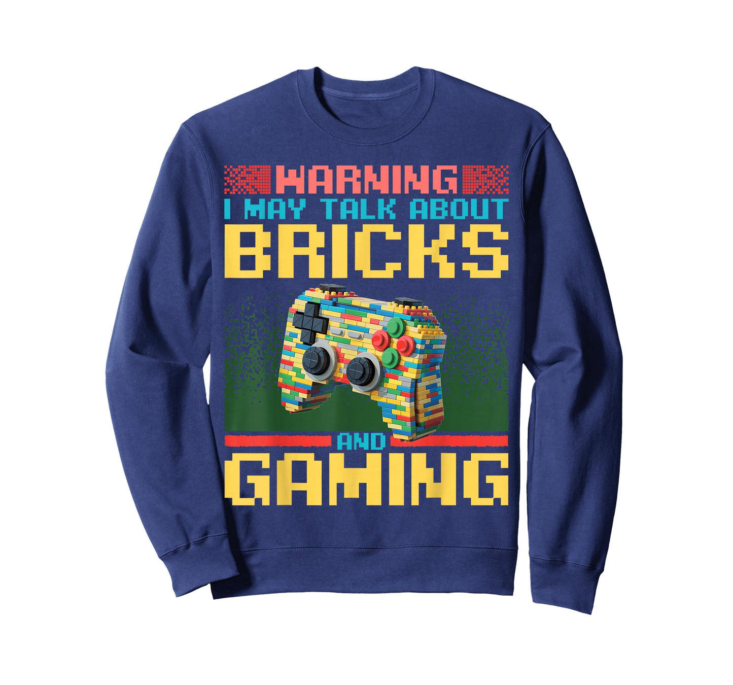 Building Blocks Gamer Gaming Brick Builder T-Shirt