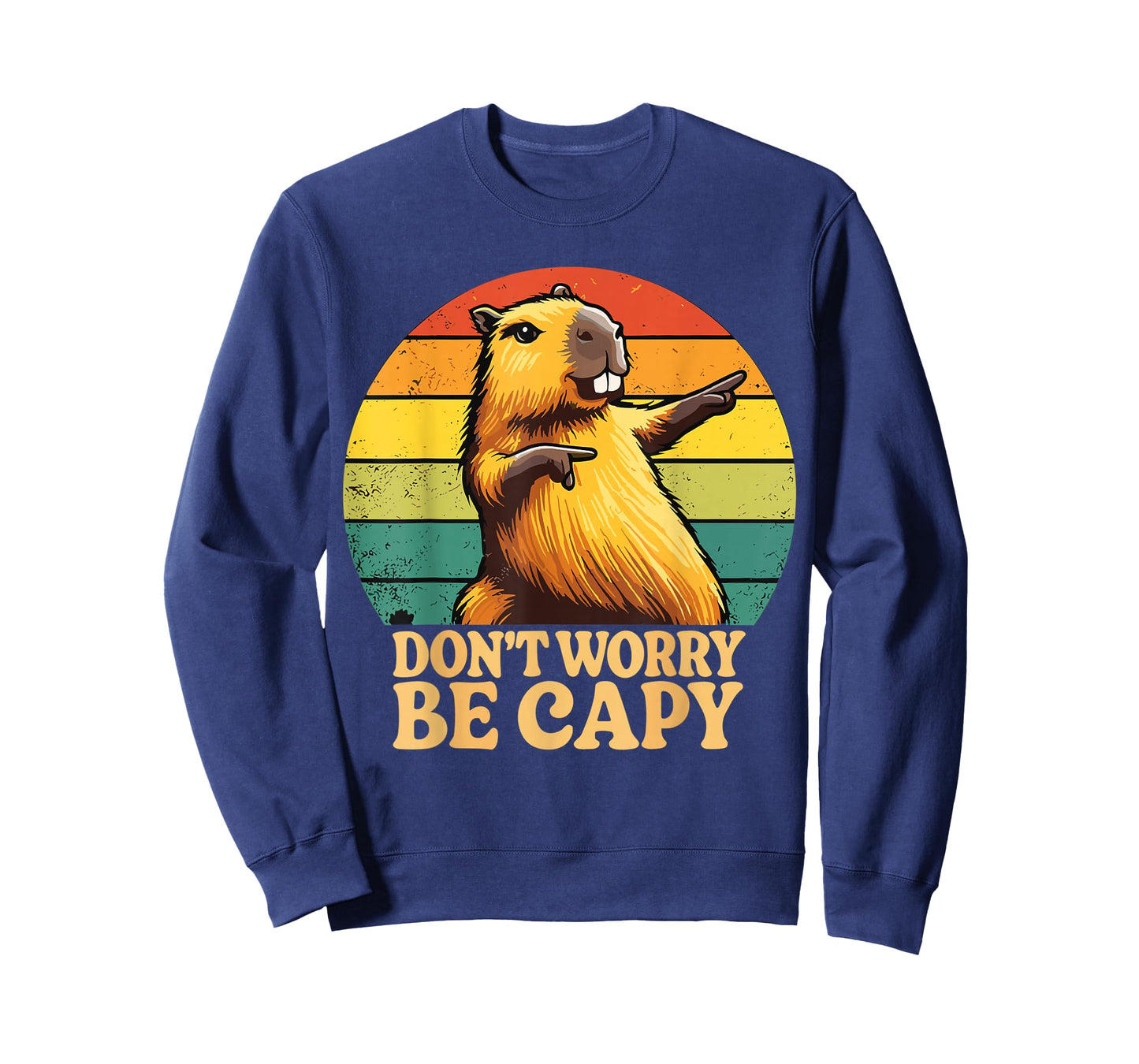 Funny Retro Capybara Animal Be Capy Unisex T-Shirt
