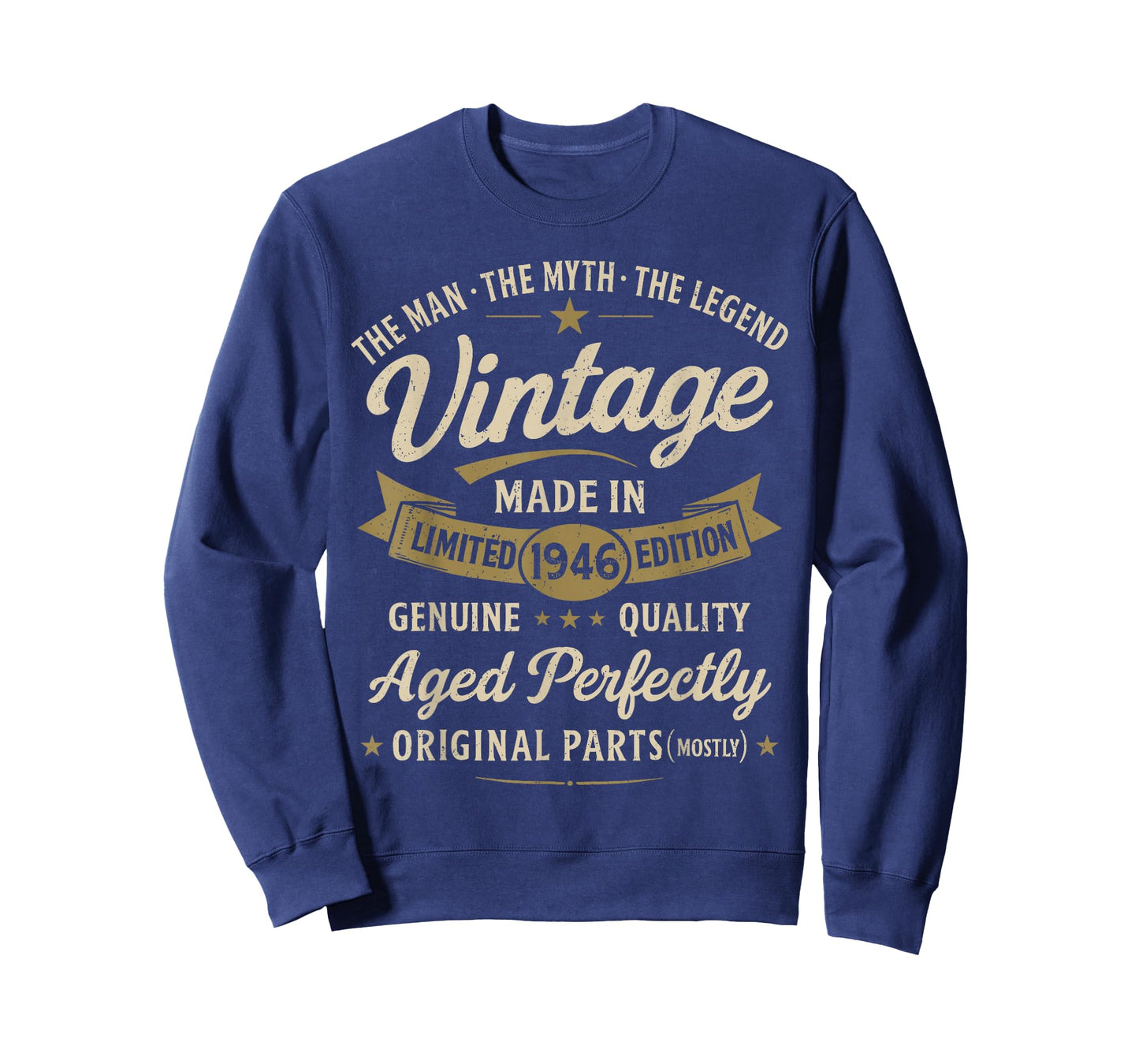 80th Birthday Gift Vintage 1946 Men Funny 80 Years Old 1946 T-Shirt
