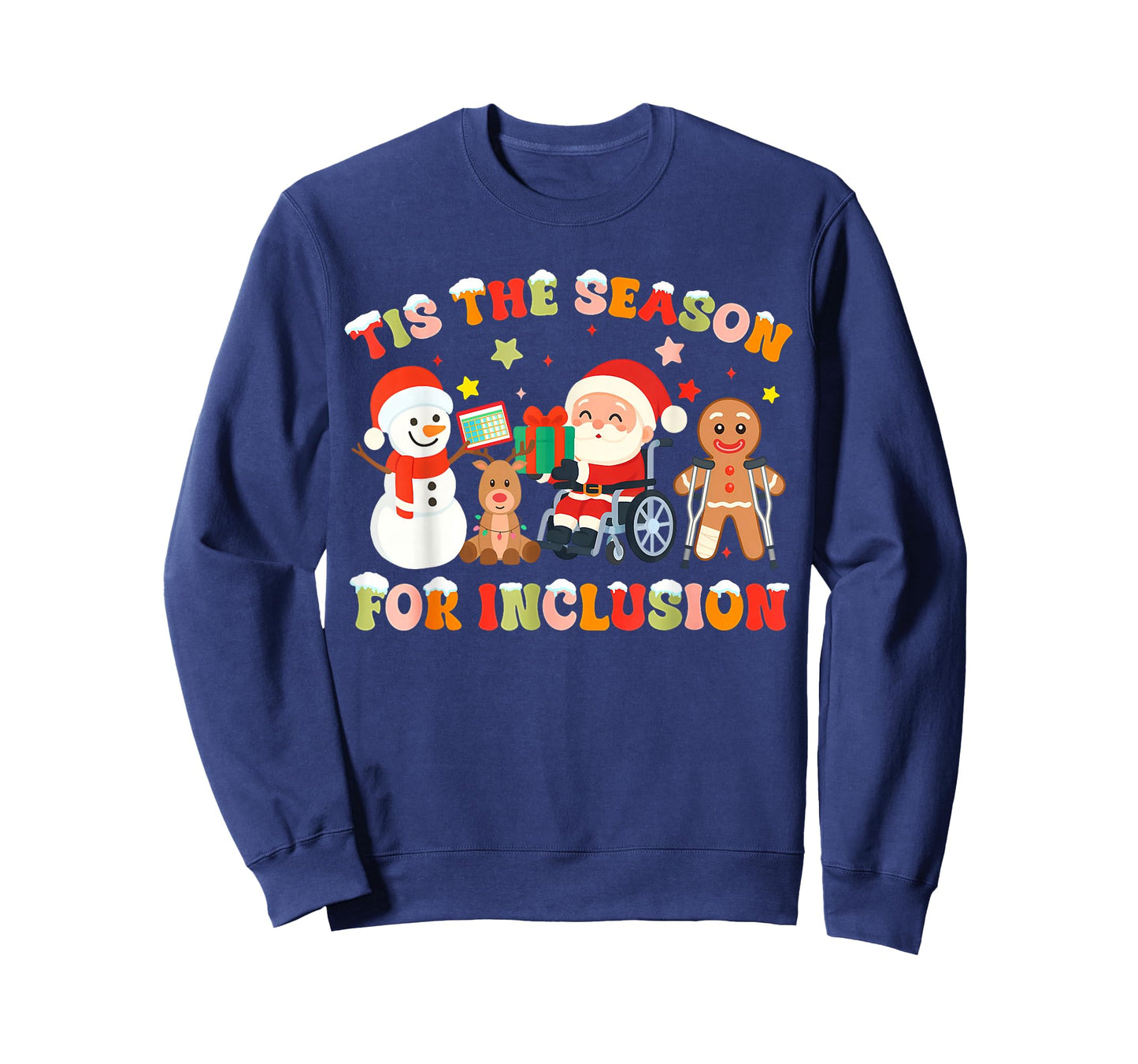 Tis The Season for Inclusion OT PT SLP Therapist Christmas T-Shirt