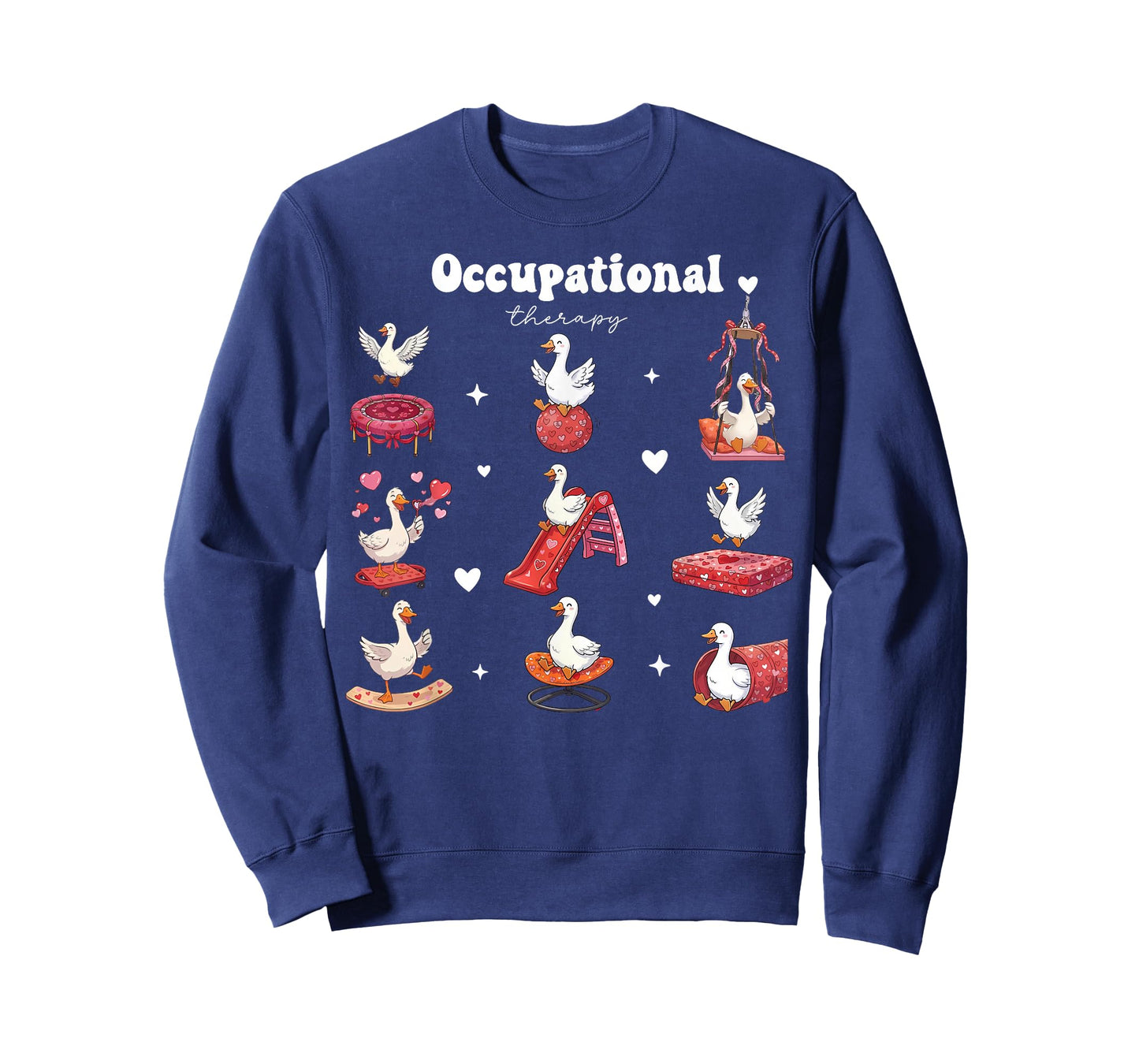 Valentines Occupational Therapy Silly Goose OT Therapist T-Shirt