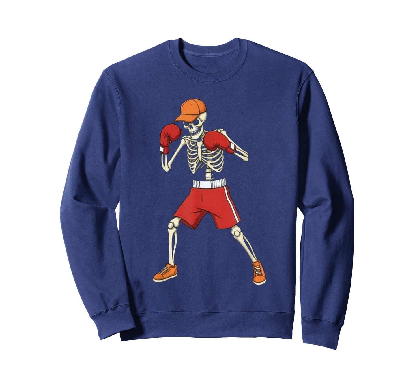 Boxing Skeleton Halloween Funny for Men Boys Kids Box Boxer T-Shirt