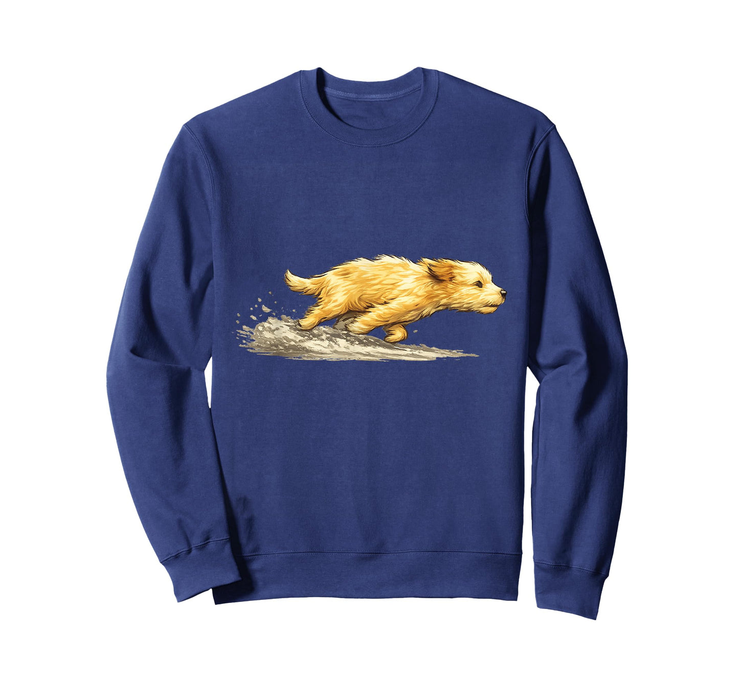 Cute Dog Running | Dog Art Print Running Dog Illustration T-Shirt
