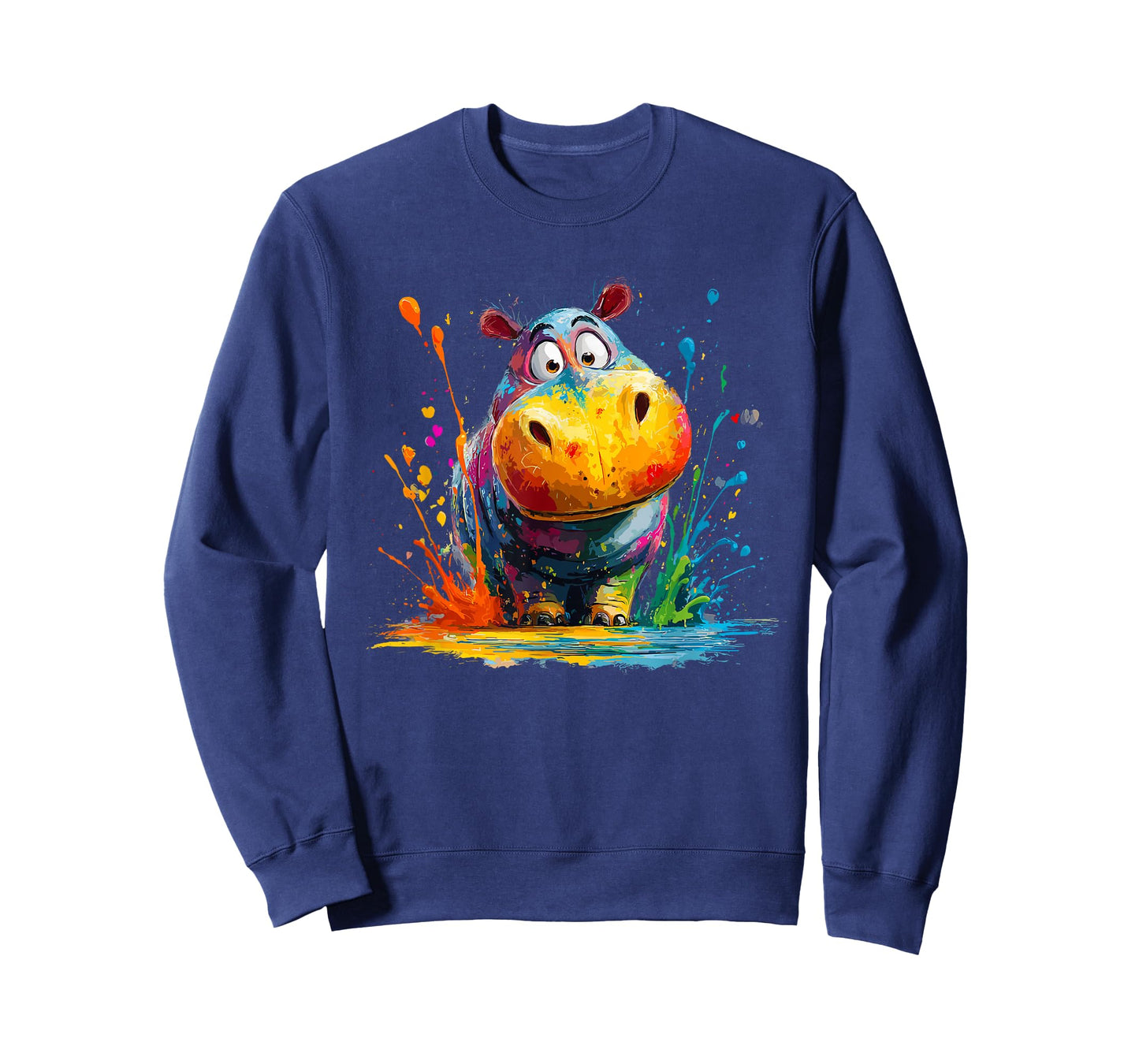 Cute Hippo Art T-Shirt