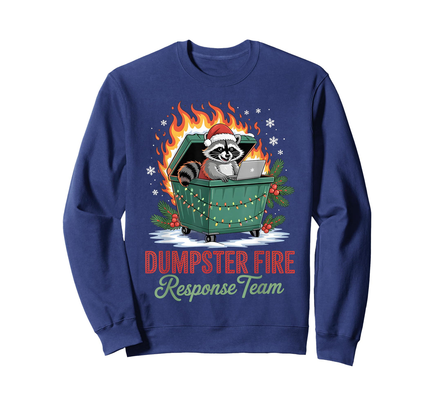 Dumpster Fire Response Team Leader Christmas T-Shirt
